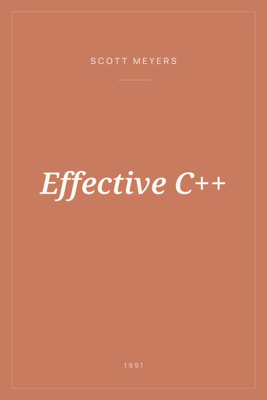 Portada de Effective C++