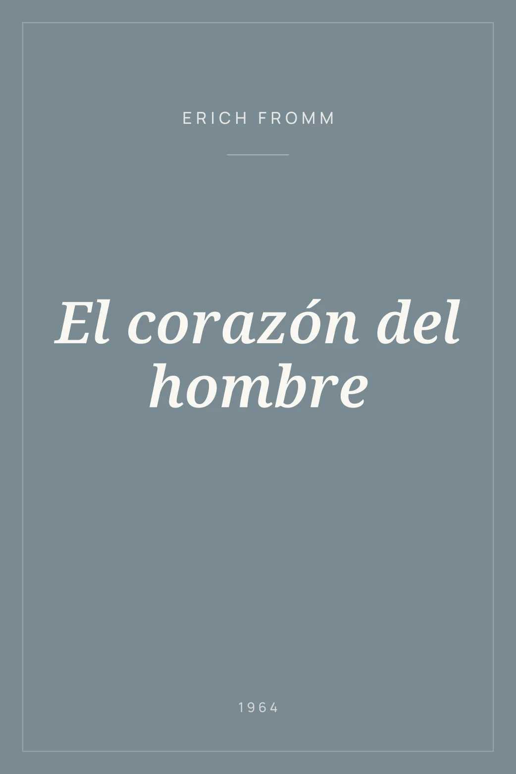 Portada de El corazón del hombre