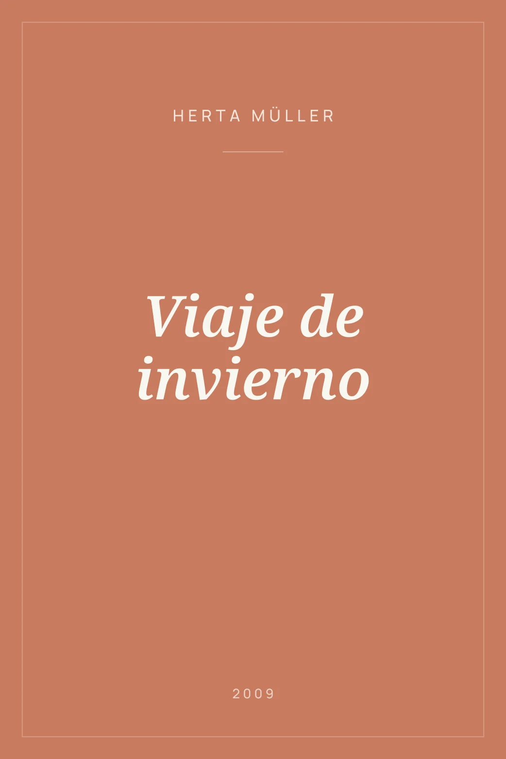 Portada de Viaje de invierno