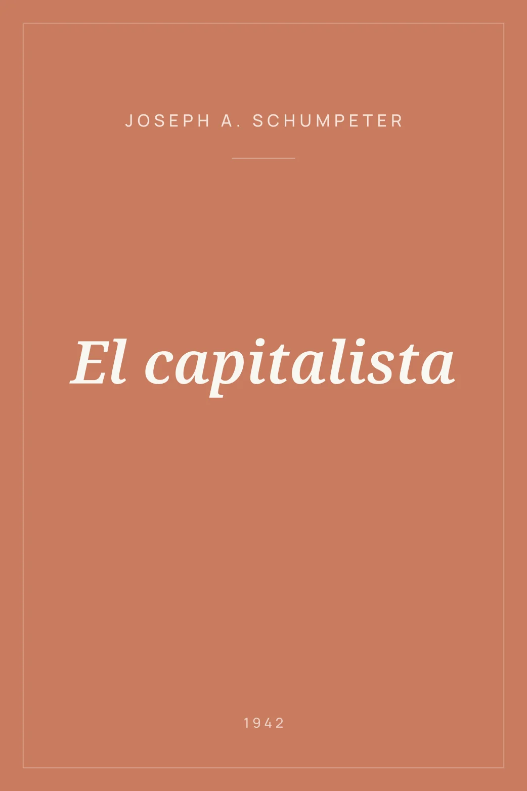 Portada de El capitalista