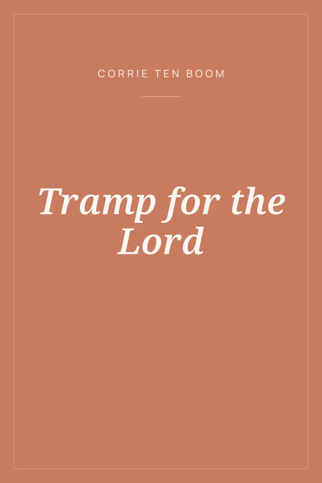 Portada de Tramp for the Lord