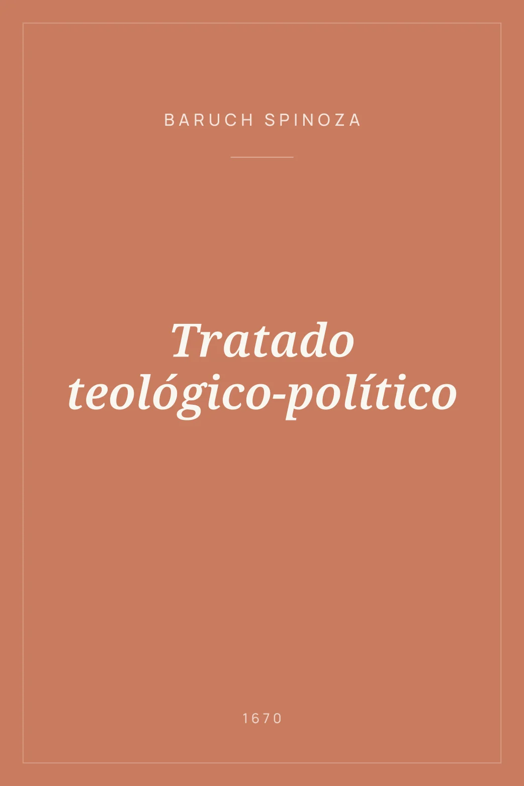 Portada de Tratado teológico-político