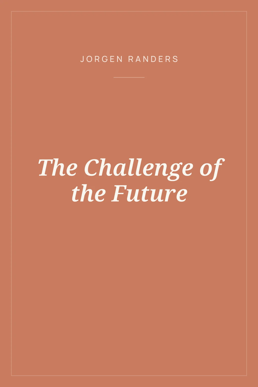 Portada de The Challenge of the Future
