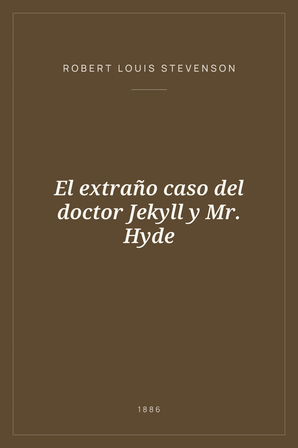Portada de El extraño caso del doctor Jekyll y Mr. Hyde