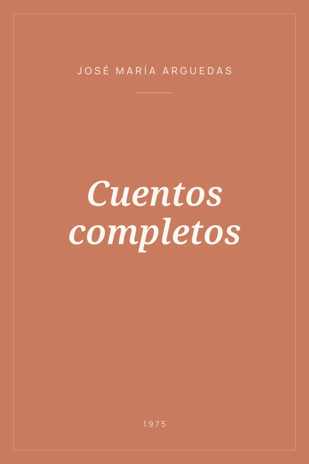 Portada de Cuentos completos
