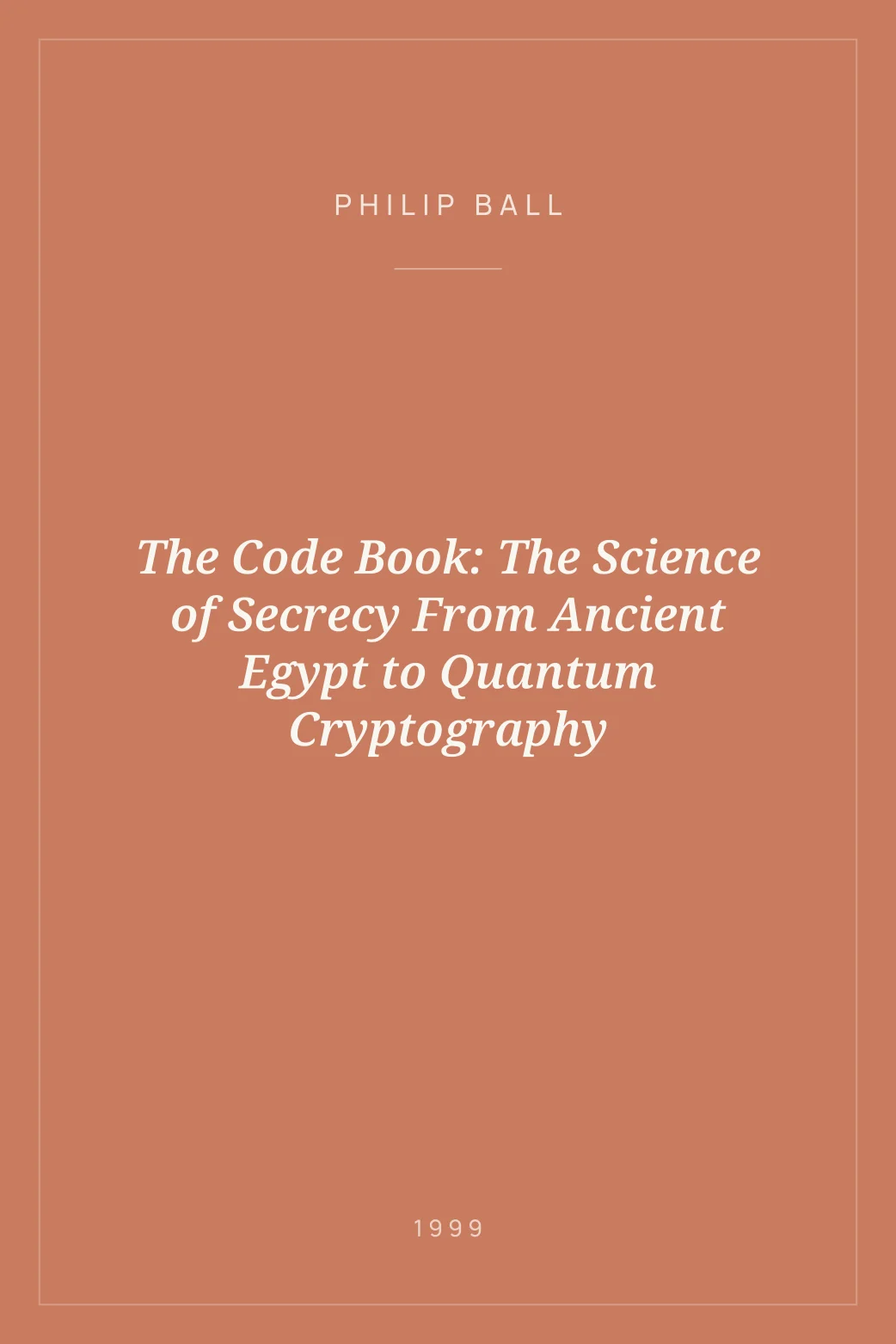 Portada de The Code Book: The Science of Secrecy From Ancient Egypt to Quantum Cryptography