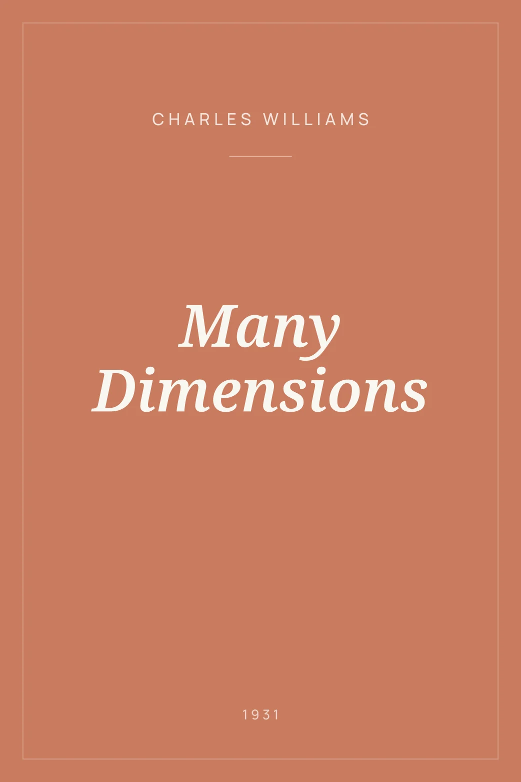 Portada de Many Dimensions
