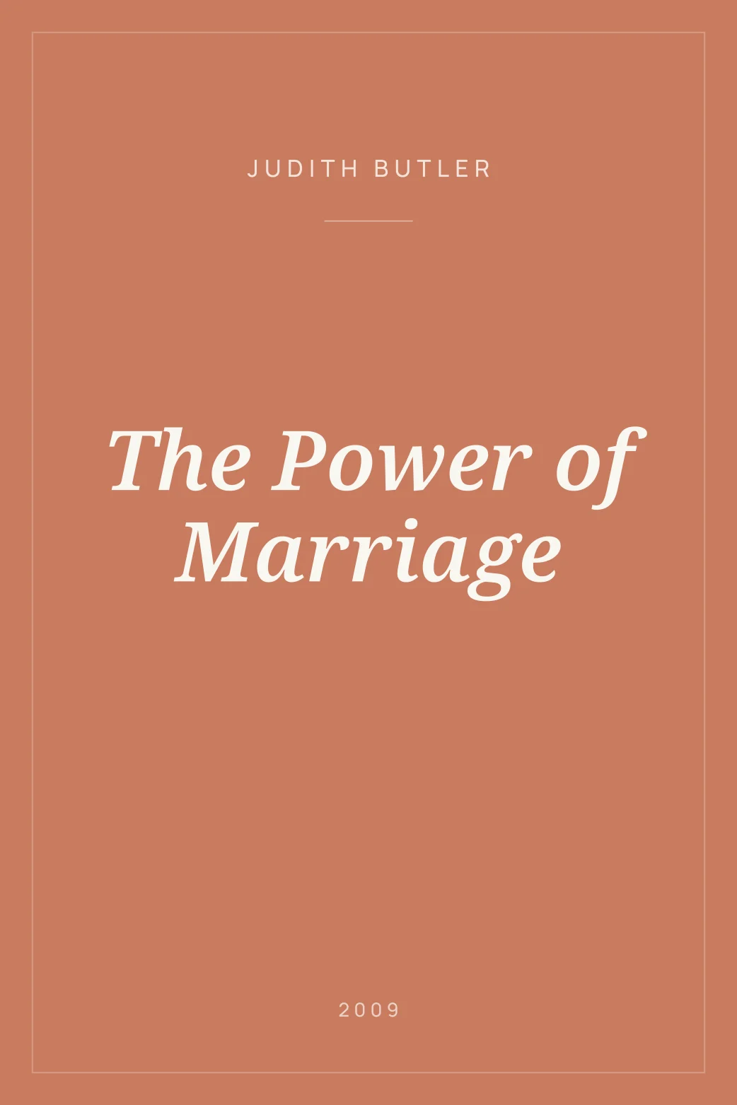 Portada de The Power of Marriage