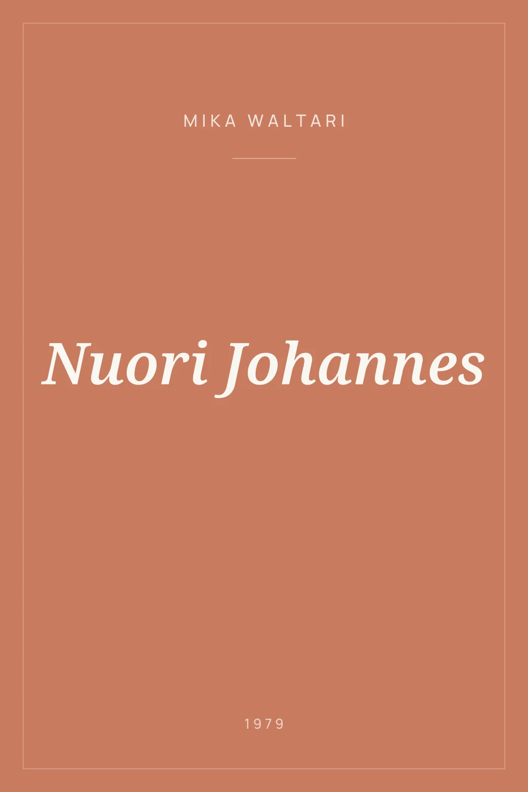 Portada de Nuori Johannes