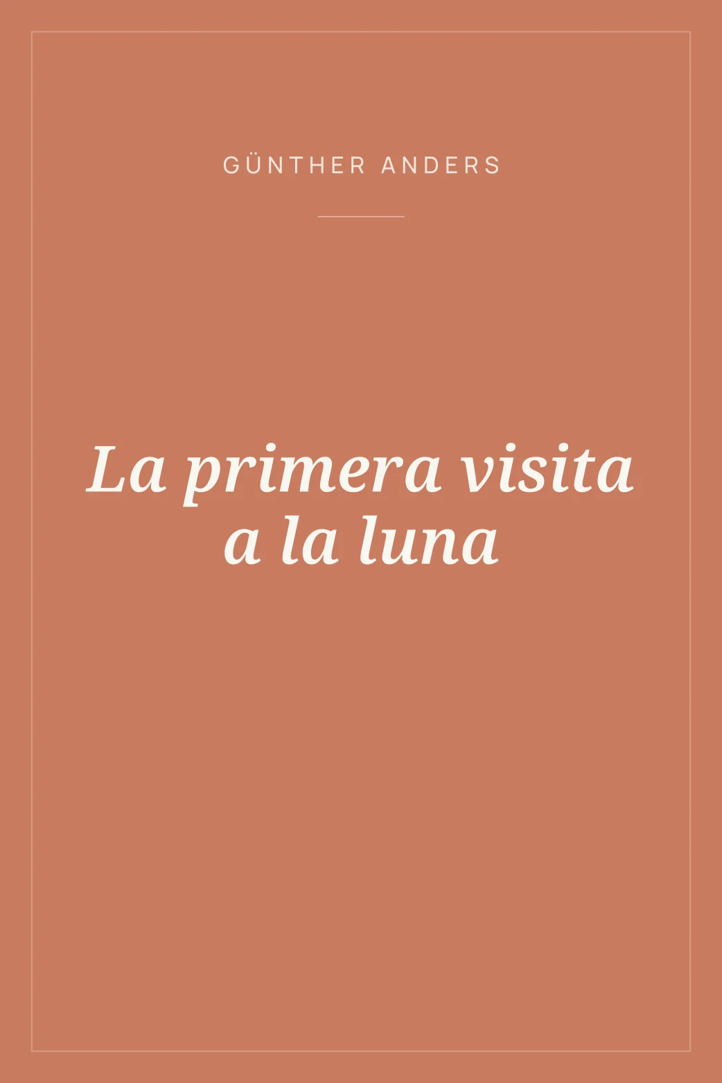 Portada de La primera visita a la luna