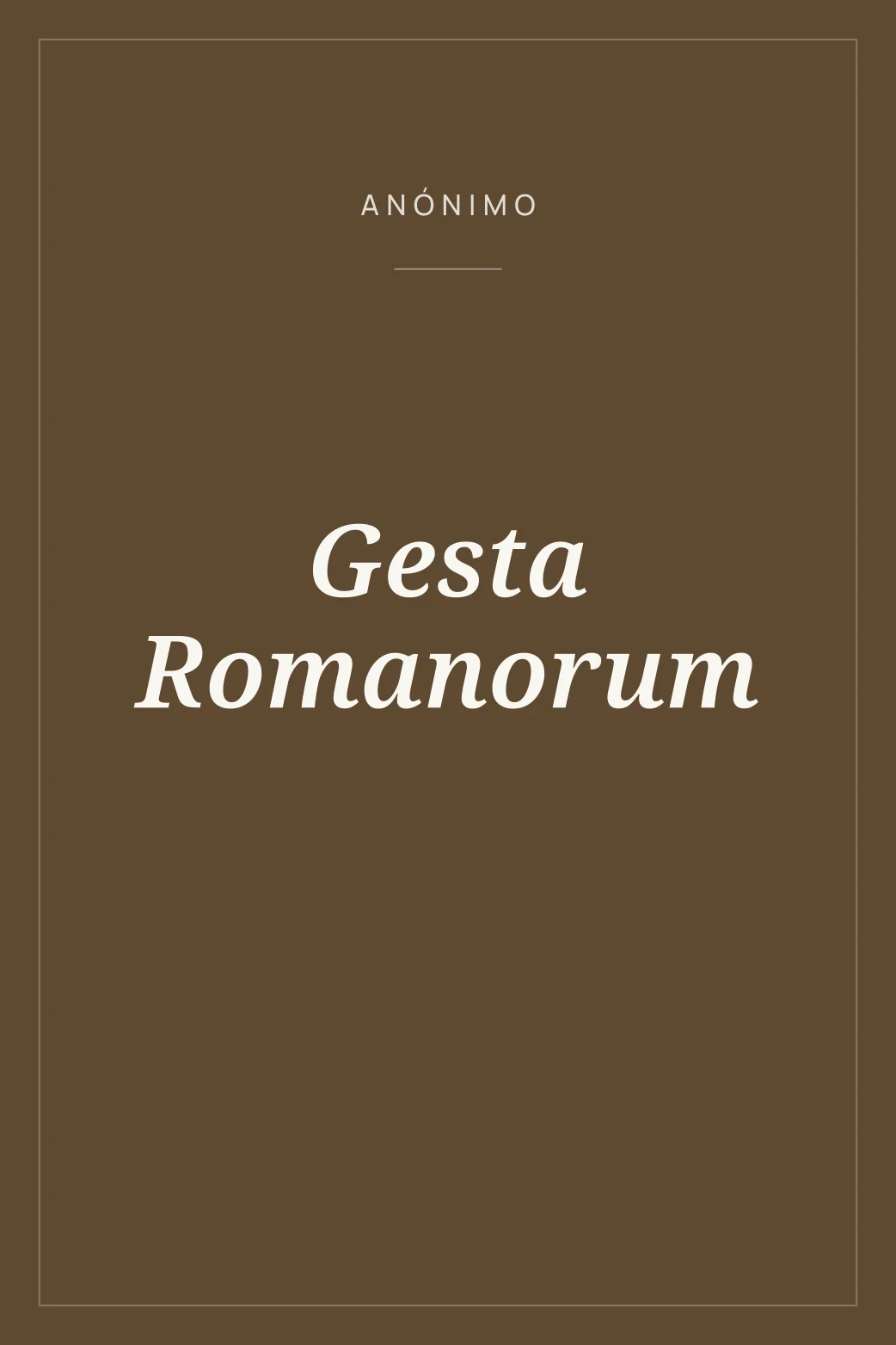 Portada de Gesta Romanorum