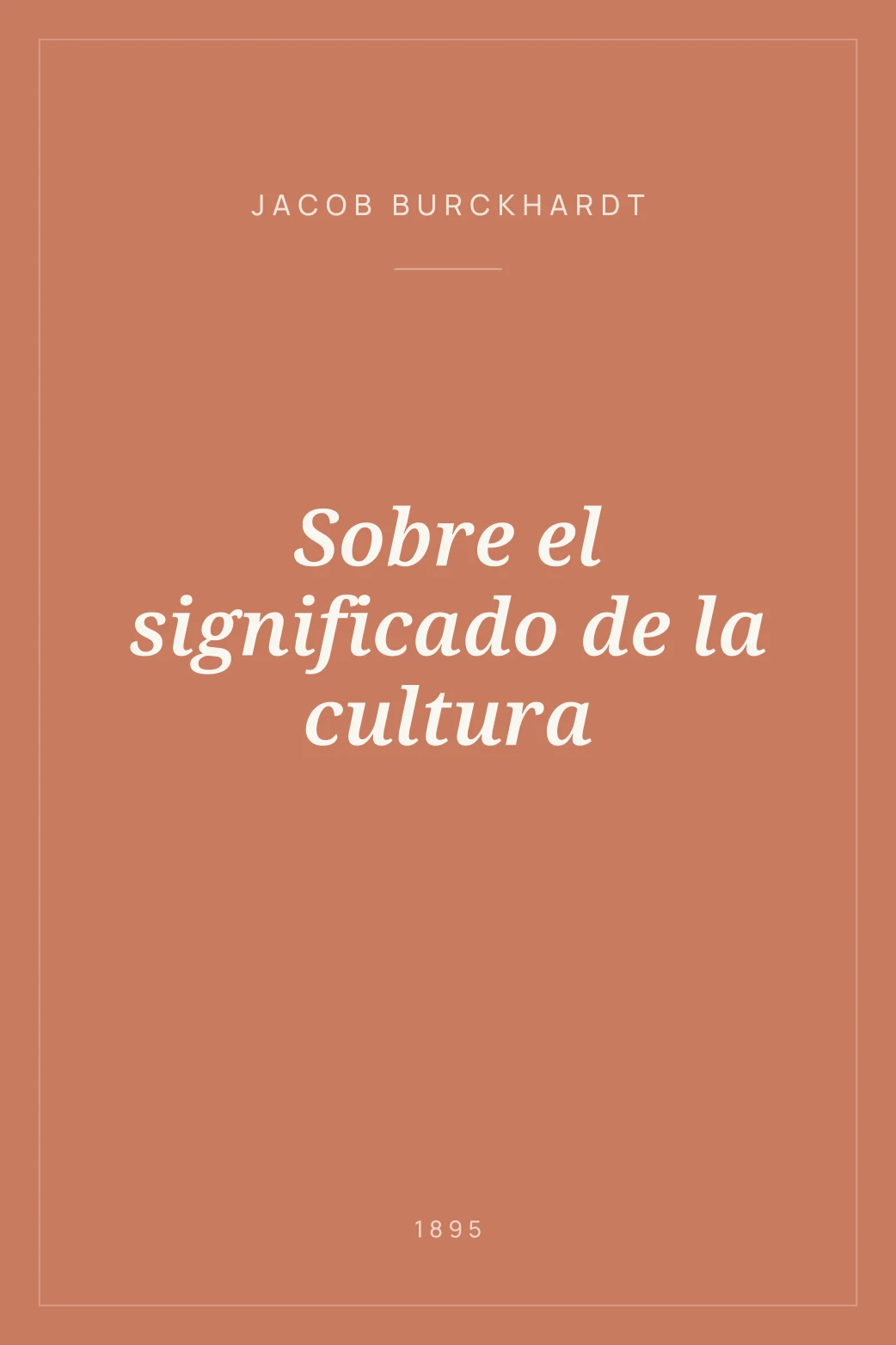 Portada de Sobre el significado de la cultura