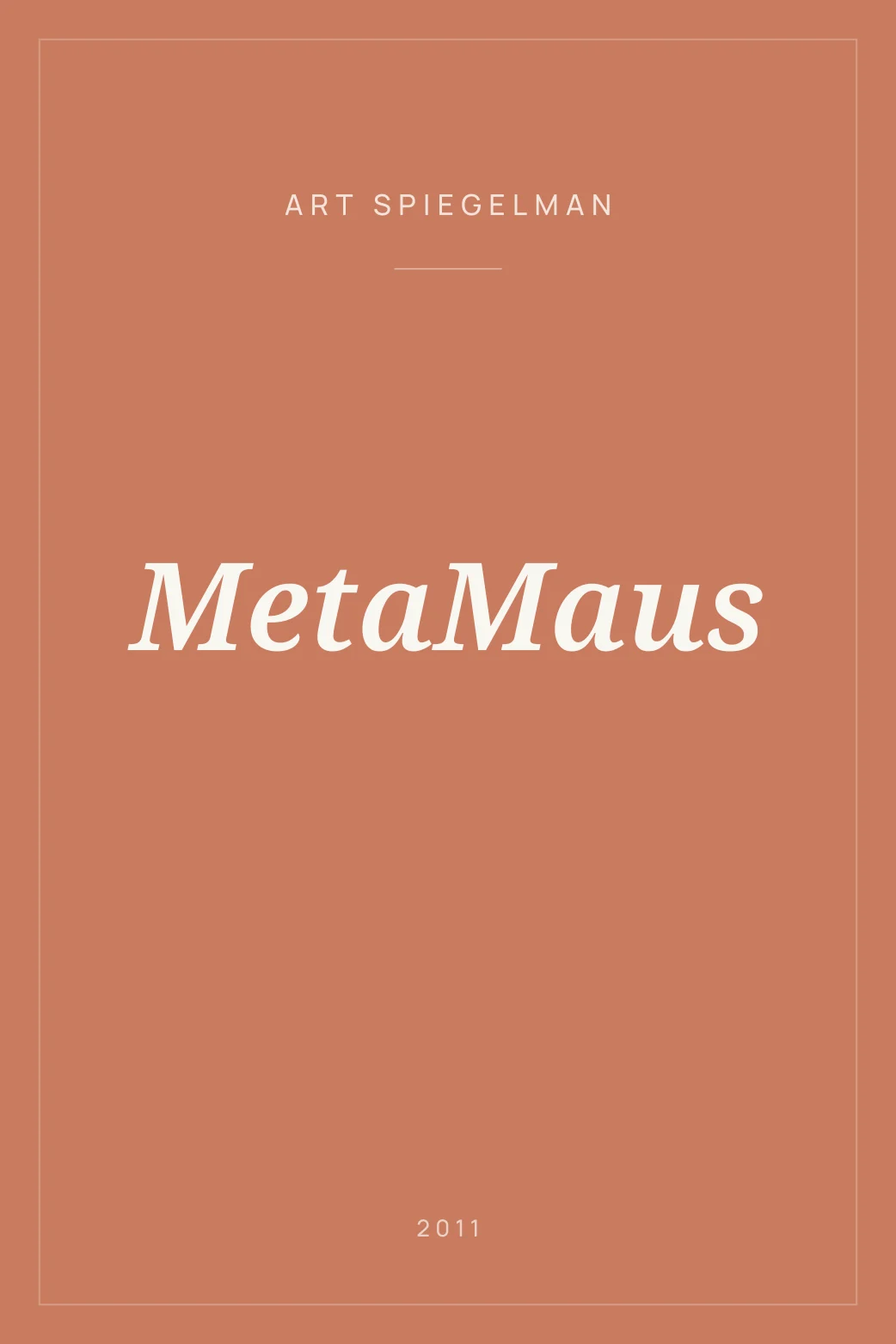 Portada de MetaMaus