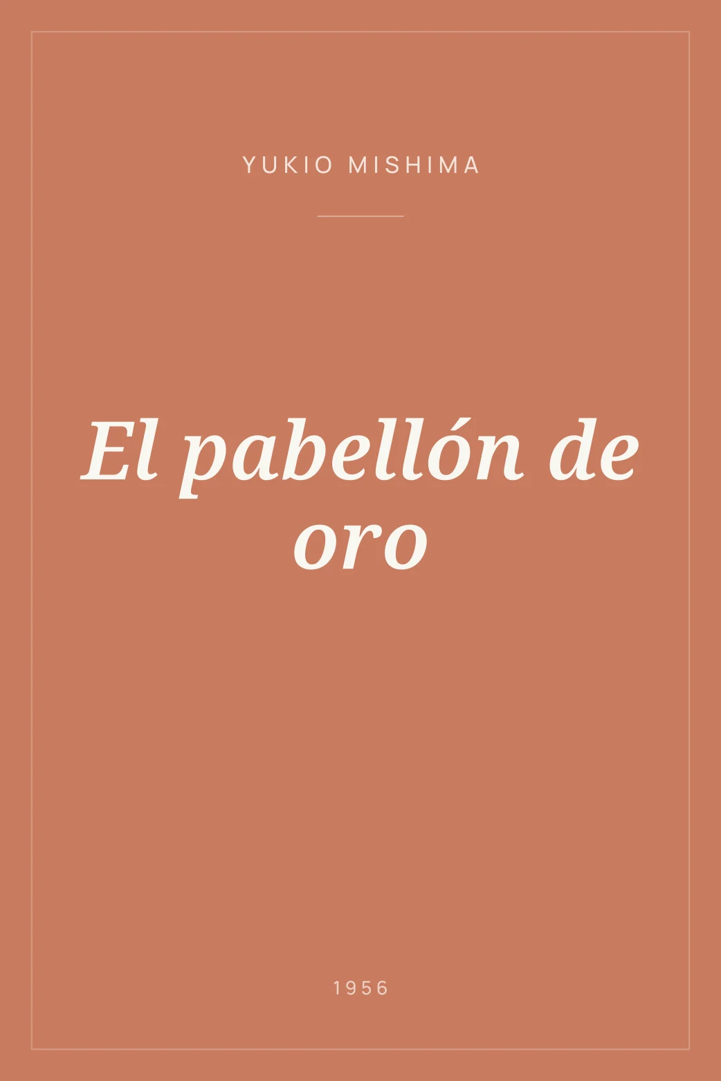 Portada de El pabellón de oro