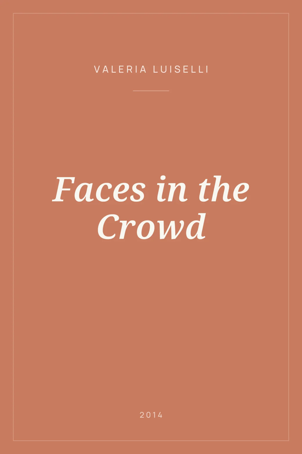 Portada de Faces in the Crowd