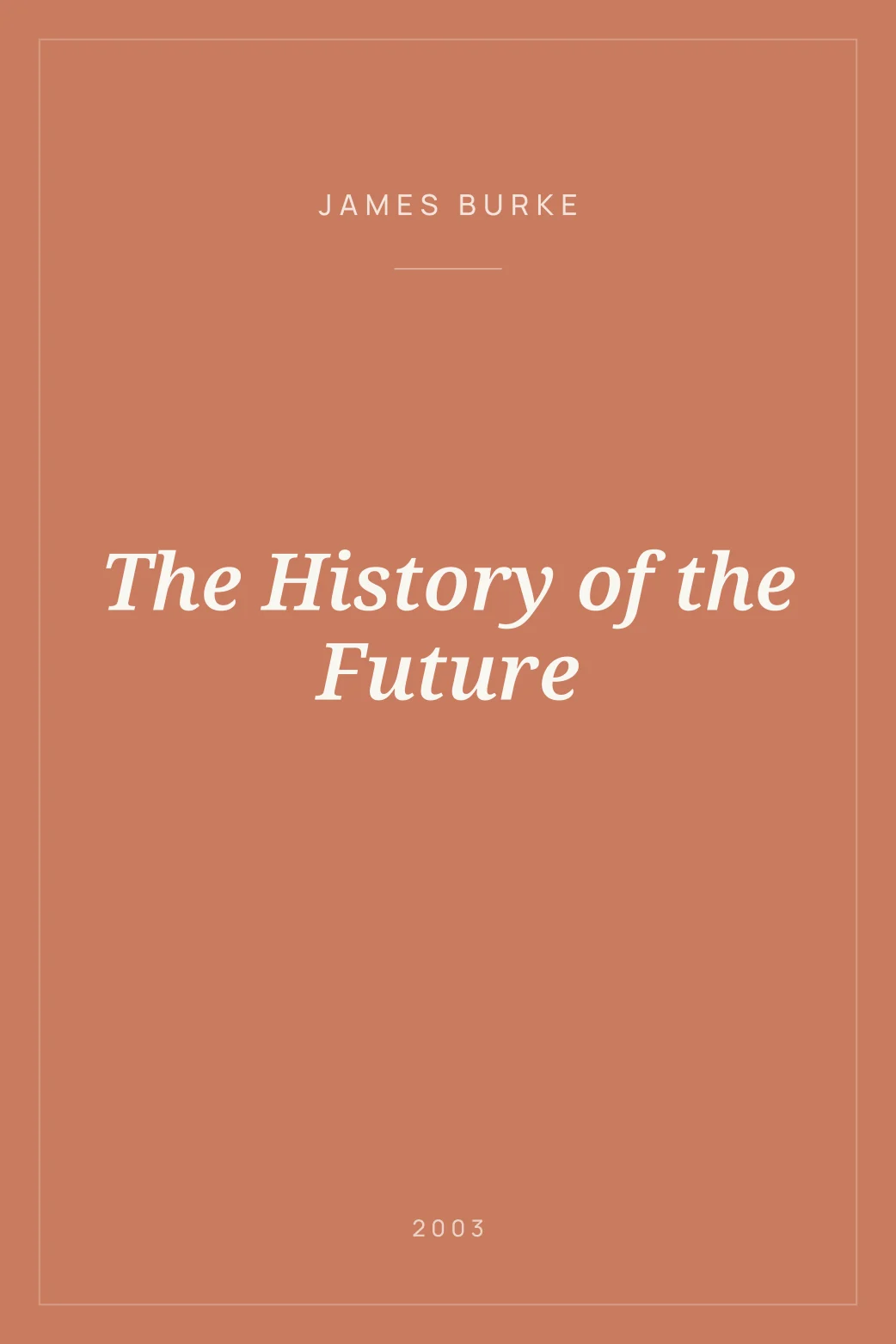Portada de The History of the Future