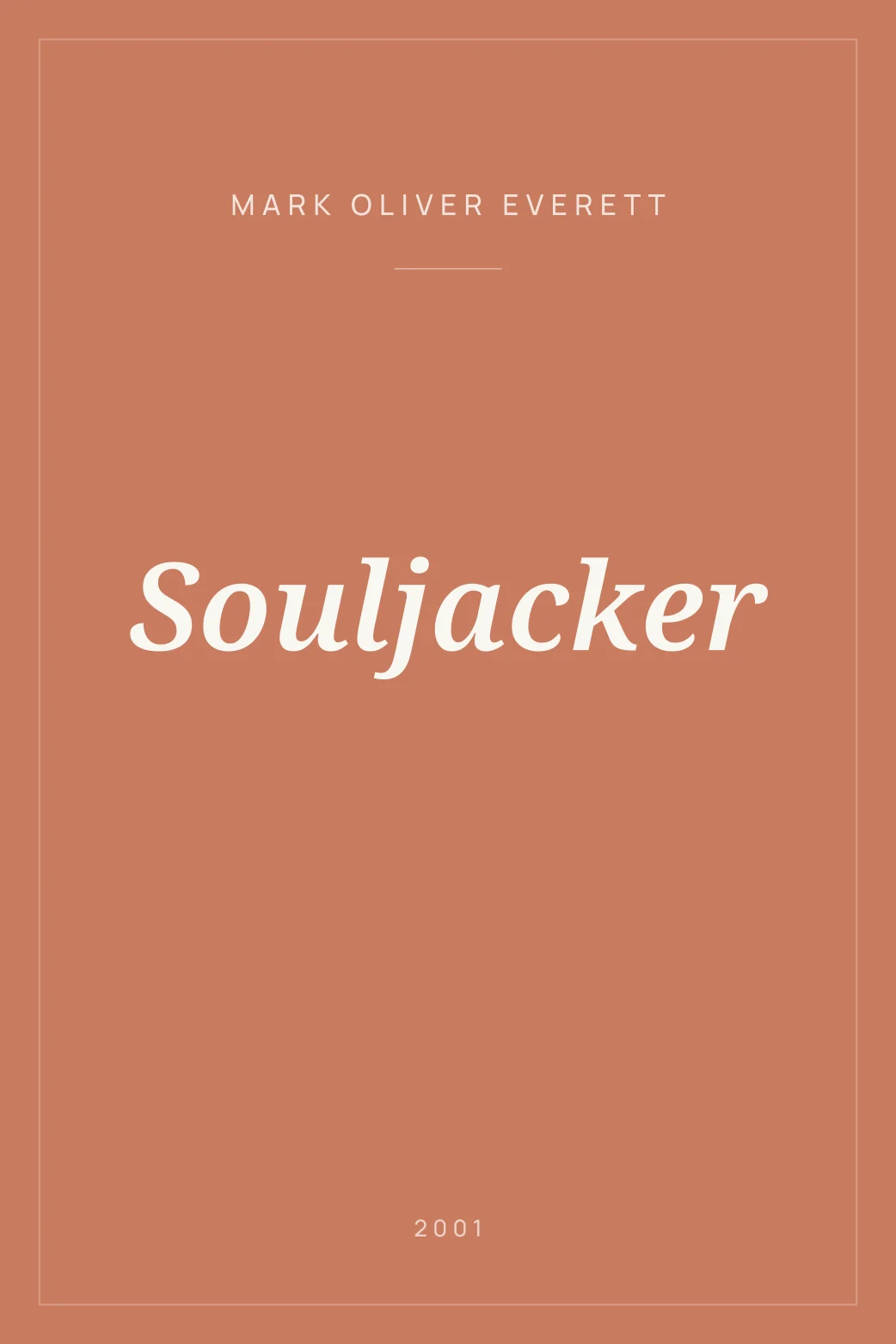 Portada de Souljacker