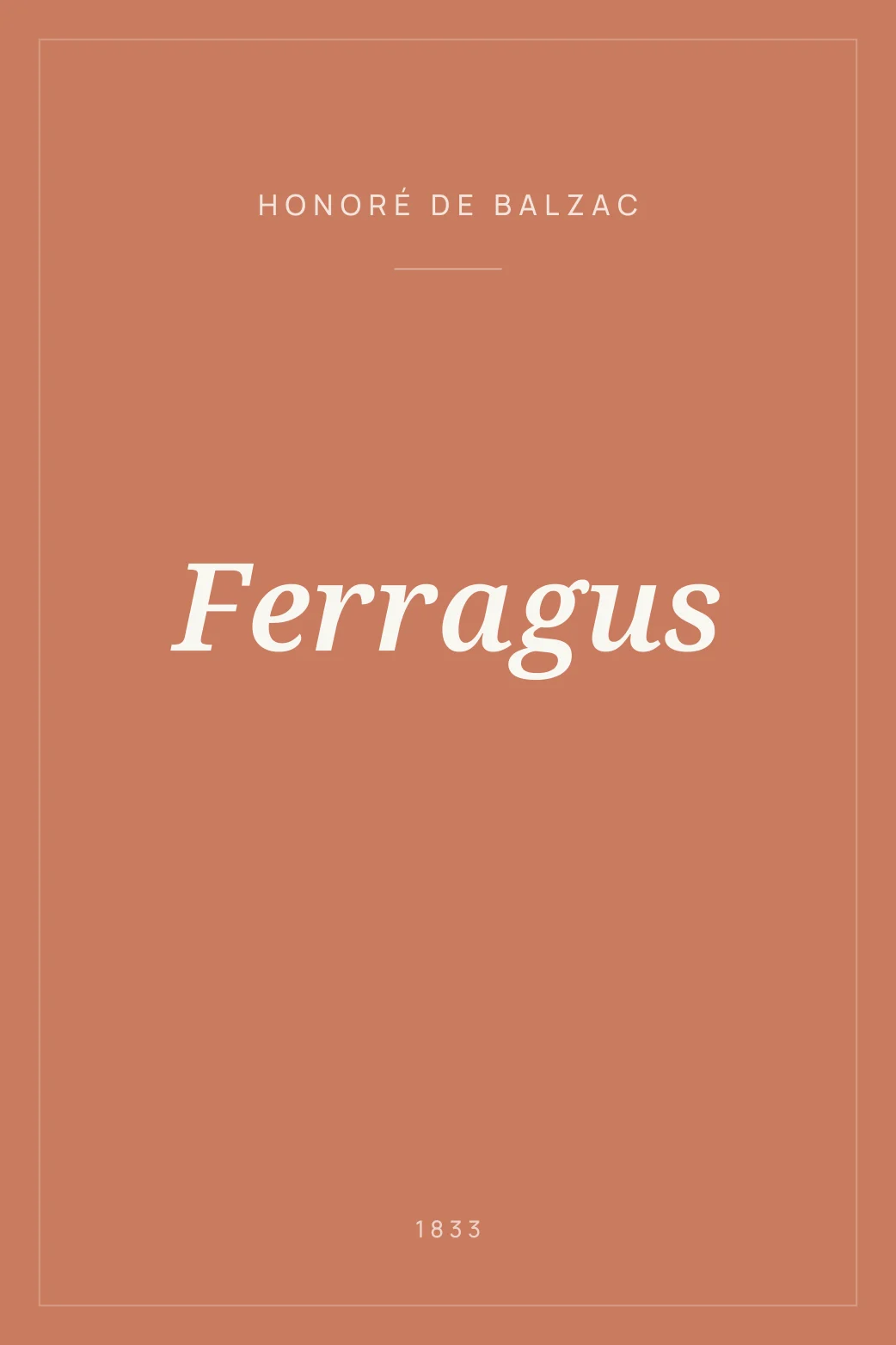 Portada de Ferragus