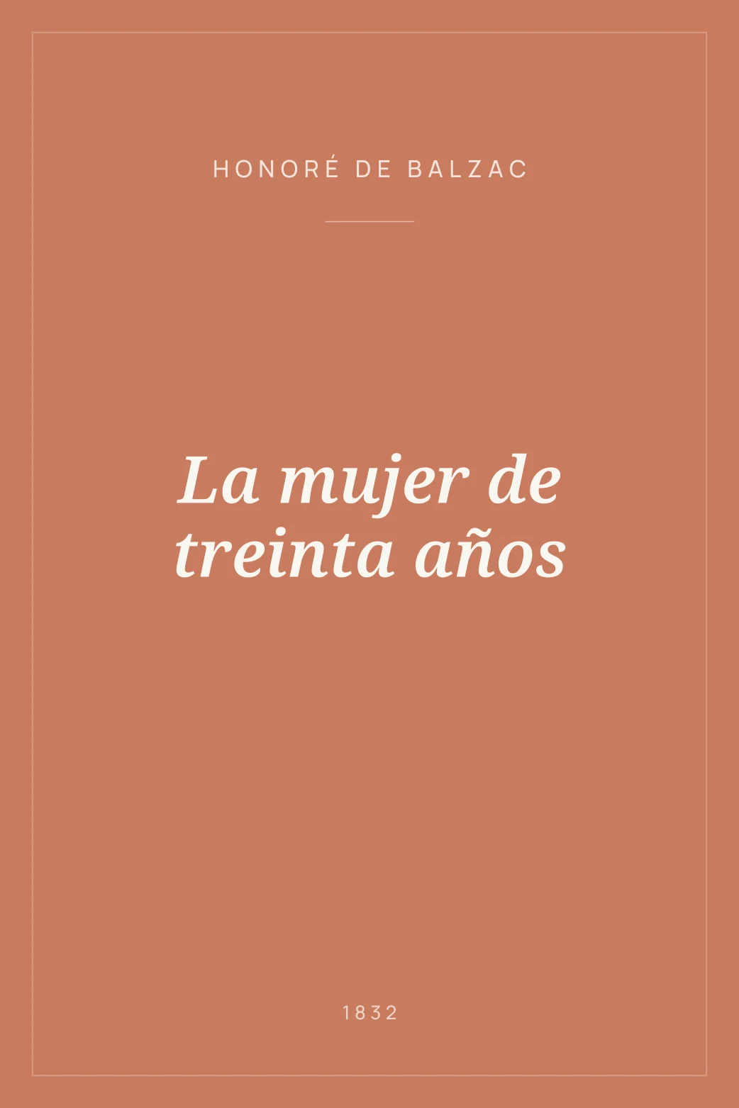 Portada de La mujer de treinta años