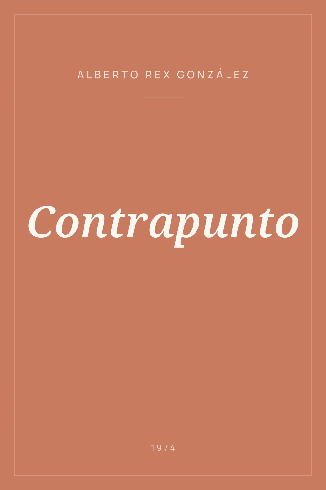Portada de Contrapunto