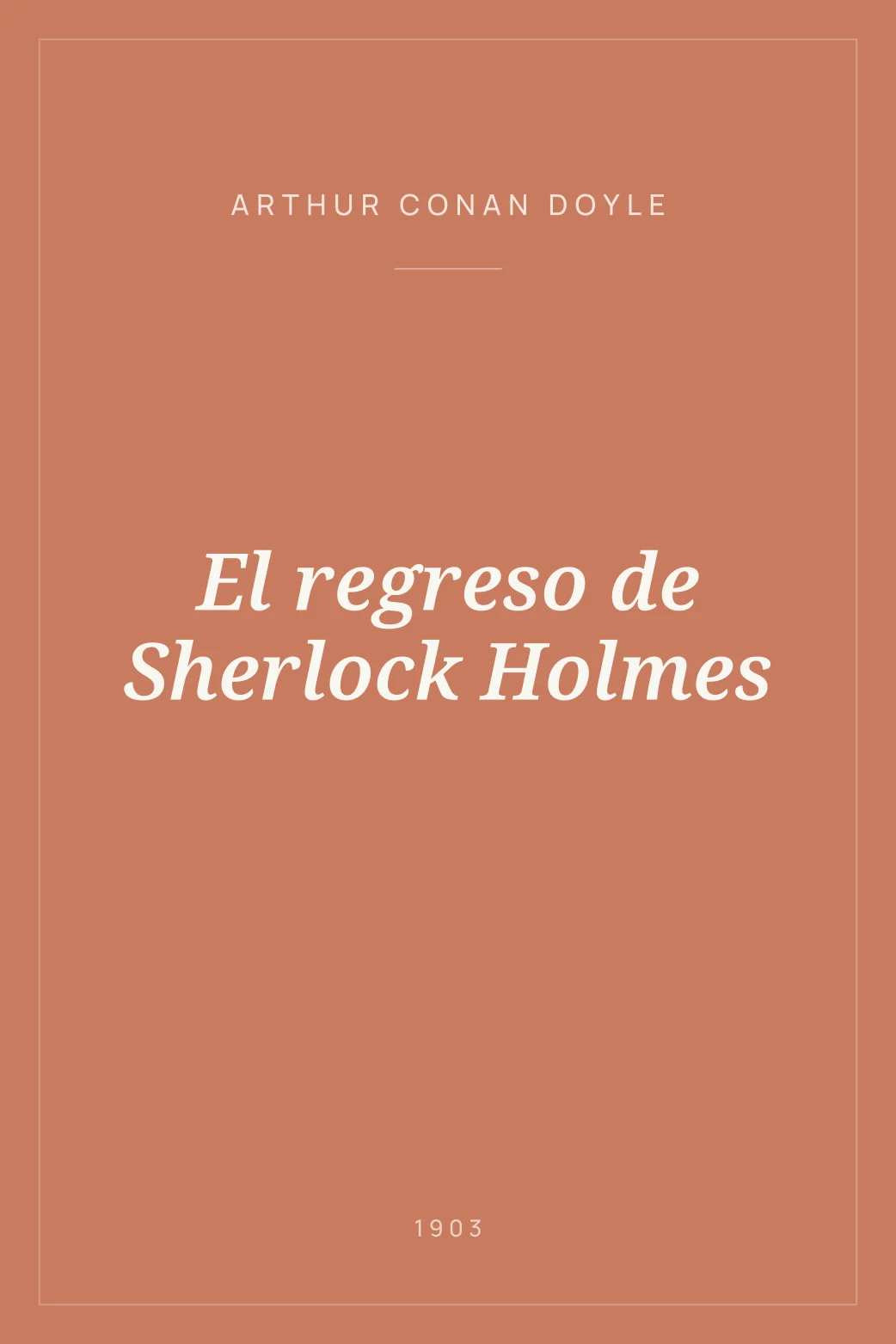 Portada de El regreso de Sherlock Holmes