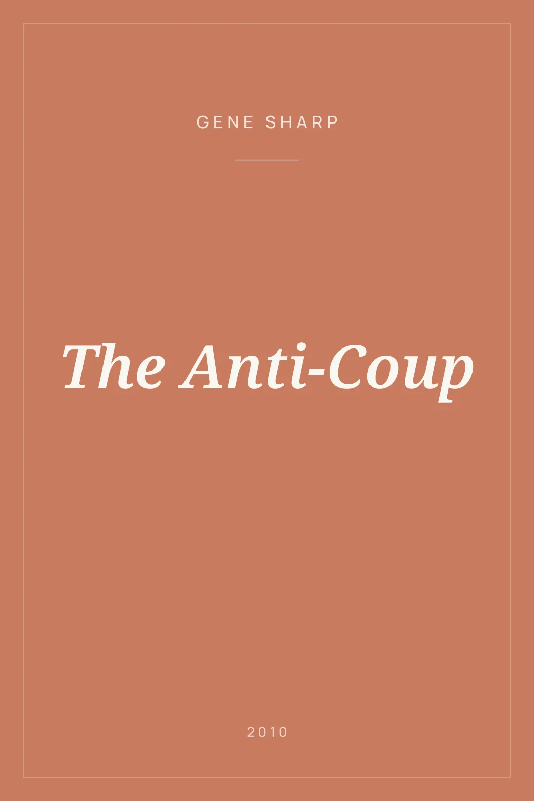 Portada de The Anti-Coup