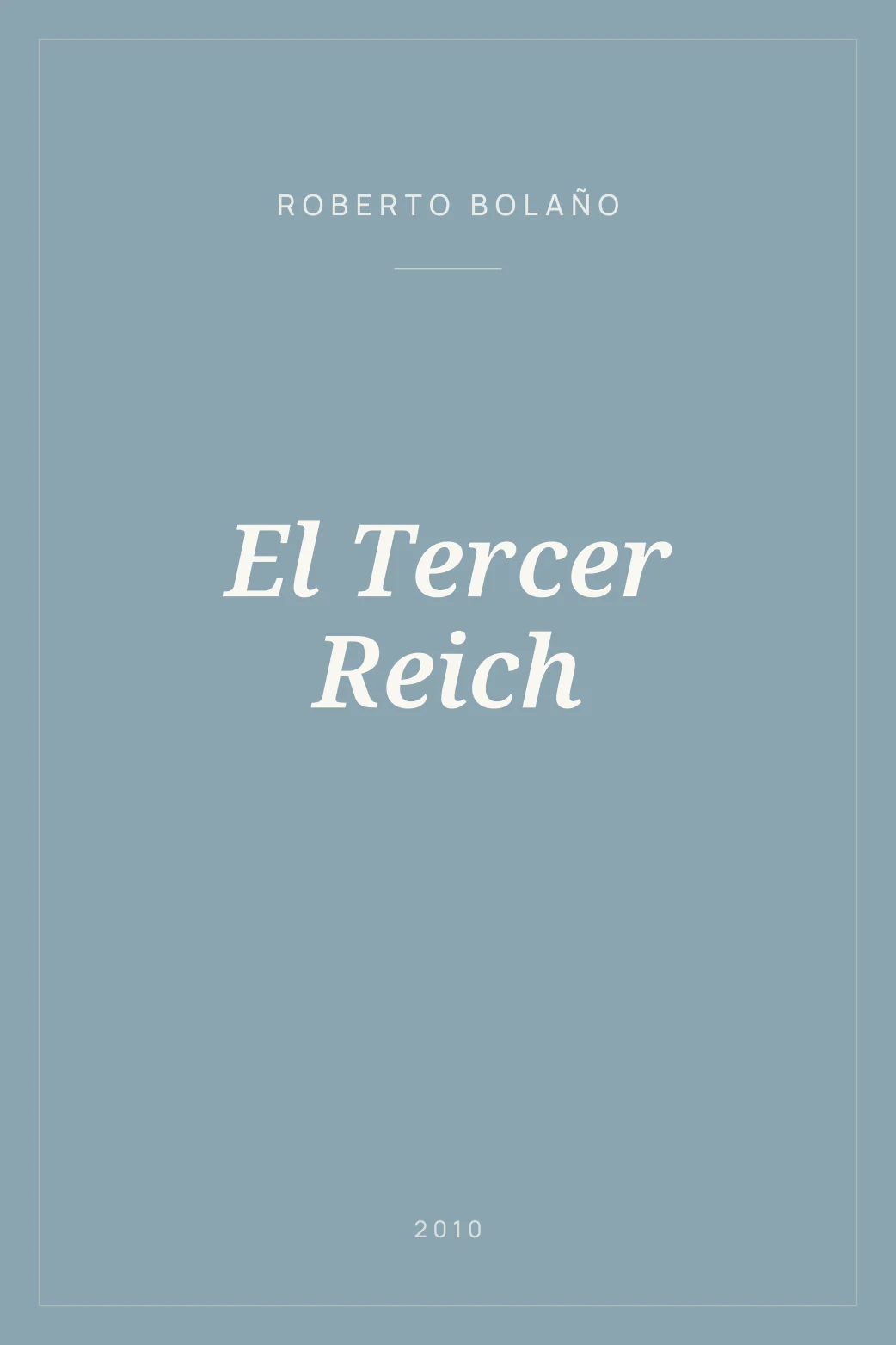 Portada de El Tercer Reich