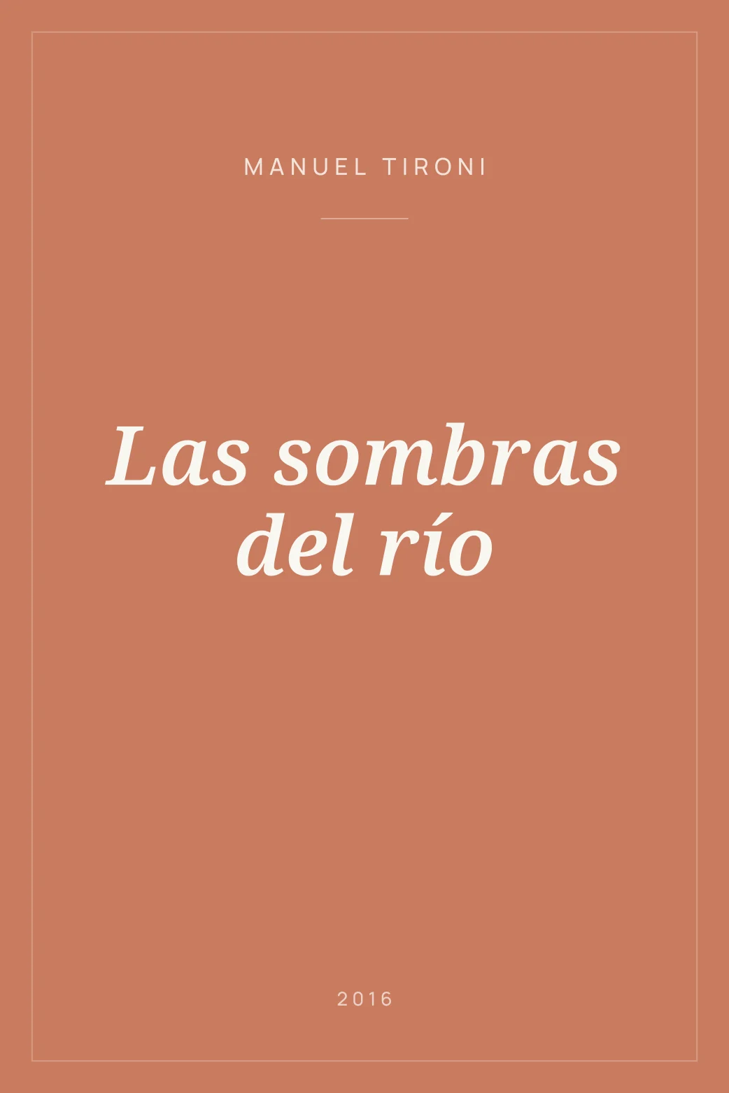 Portada de Las sombras del río