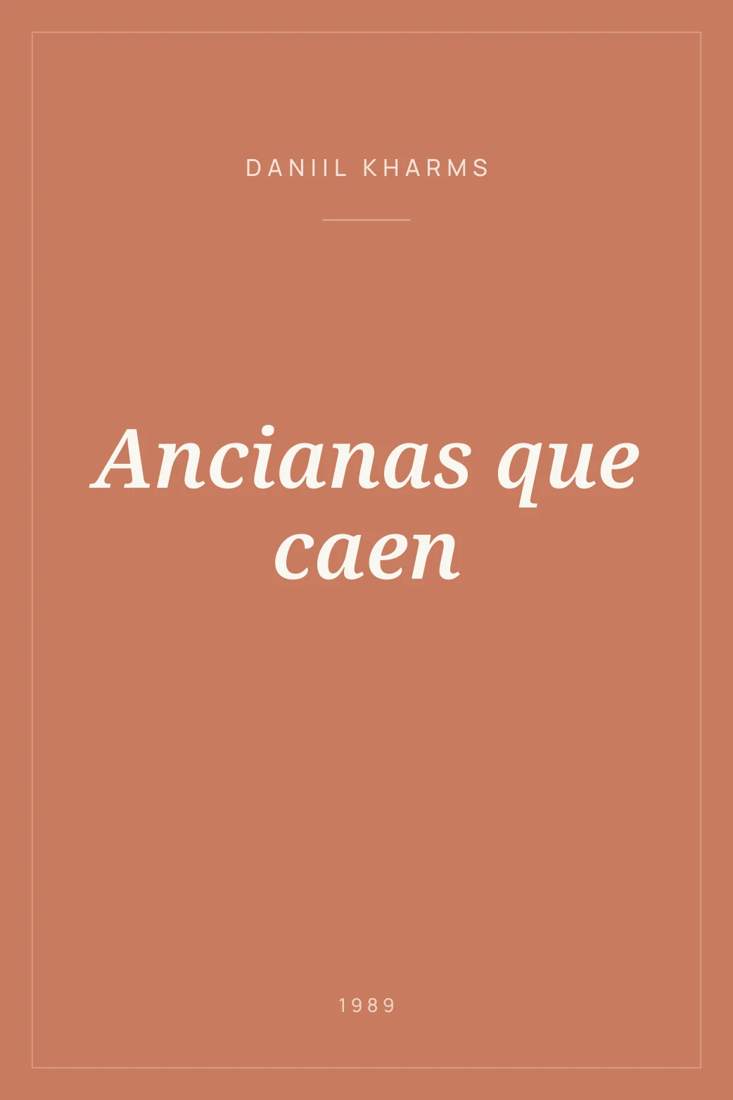 Portada de Ancianas que caen