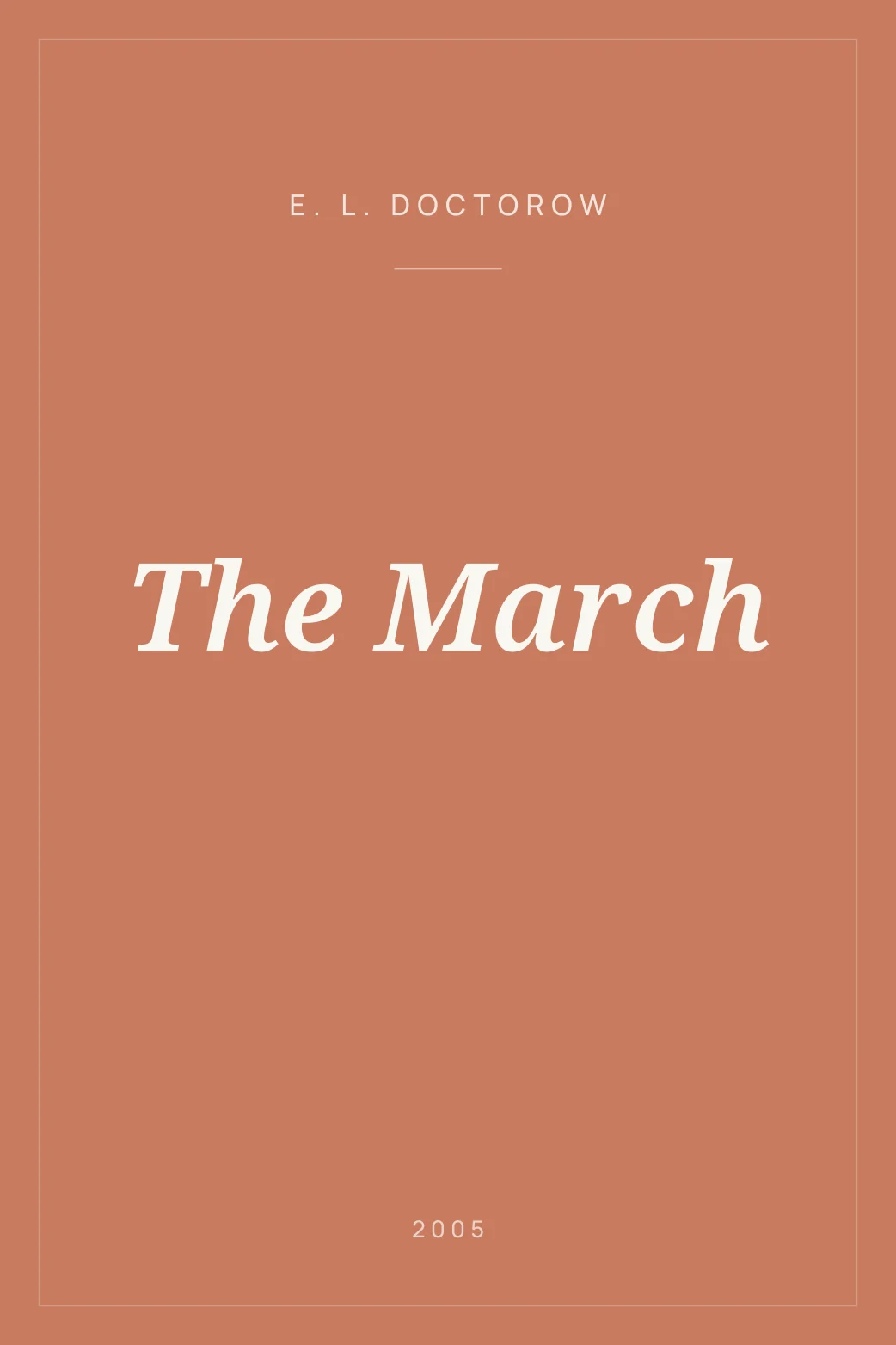 Portada de The March