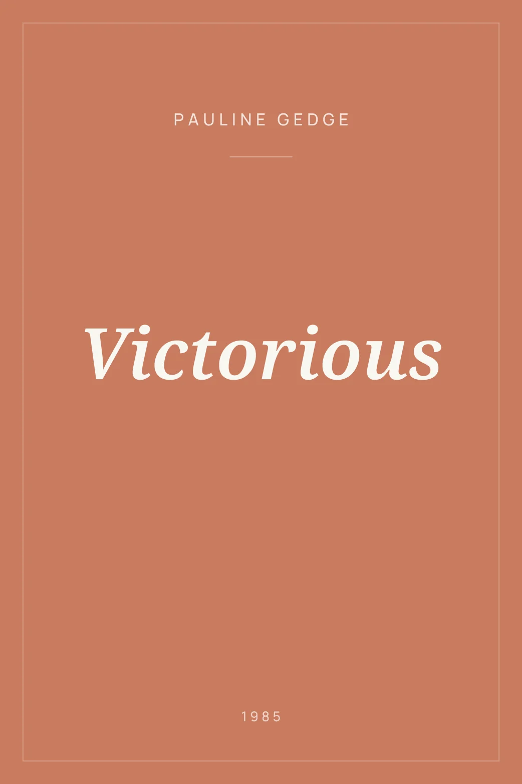 Portada de Victorious