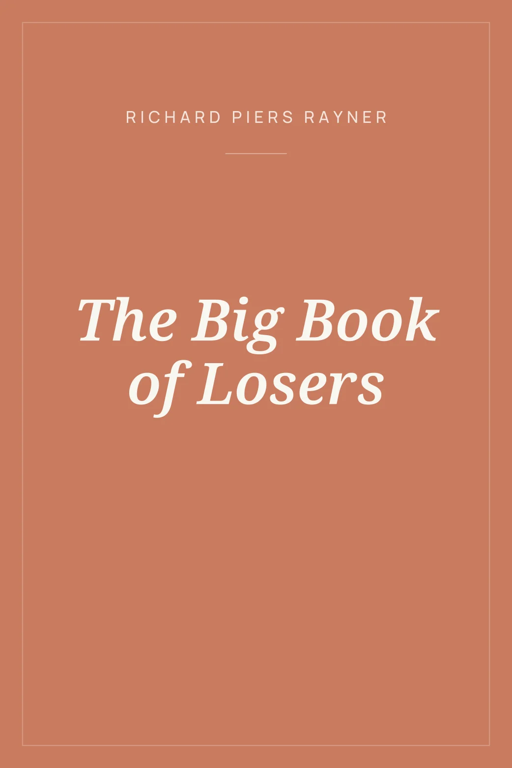 Portada de The Big Book of Losers