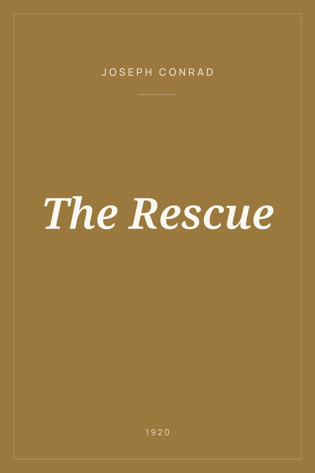 Portada de The Rescue