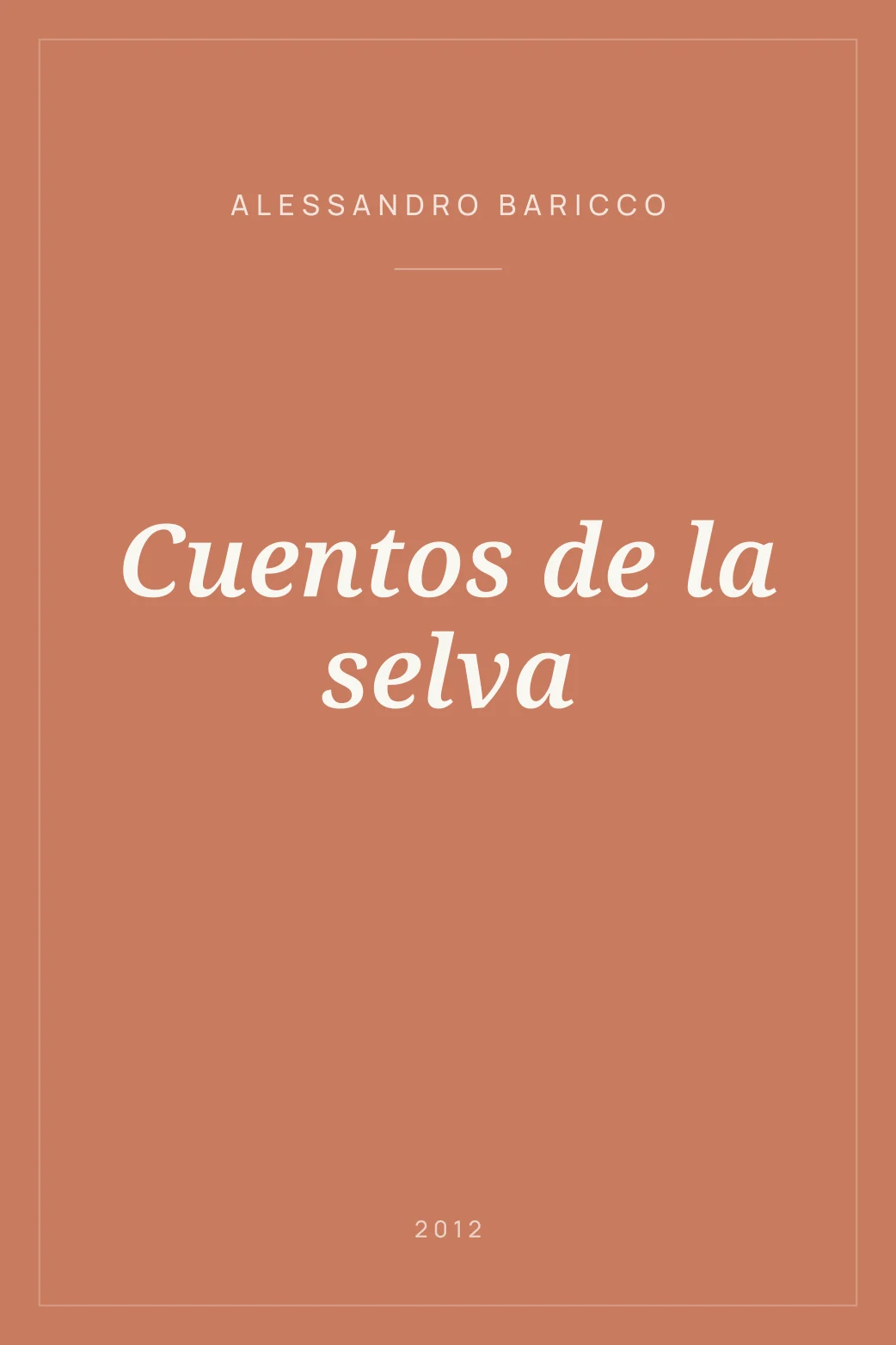 Portada de Cuentos de la selva