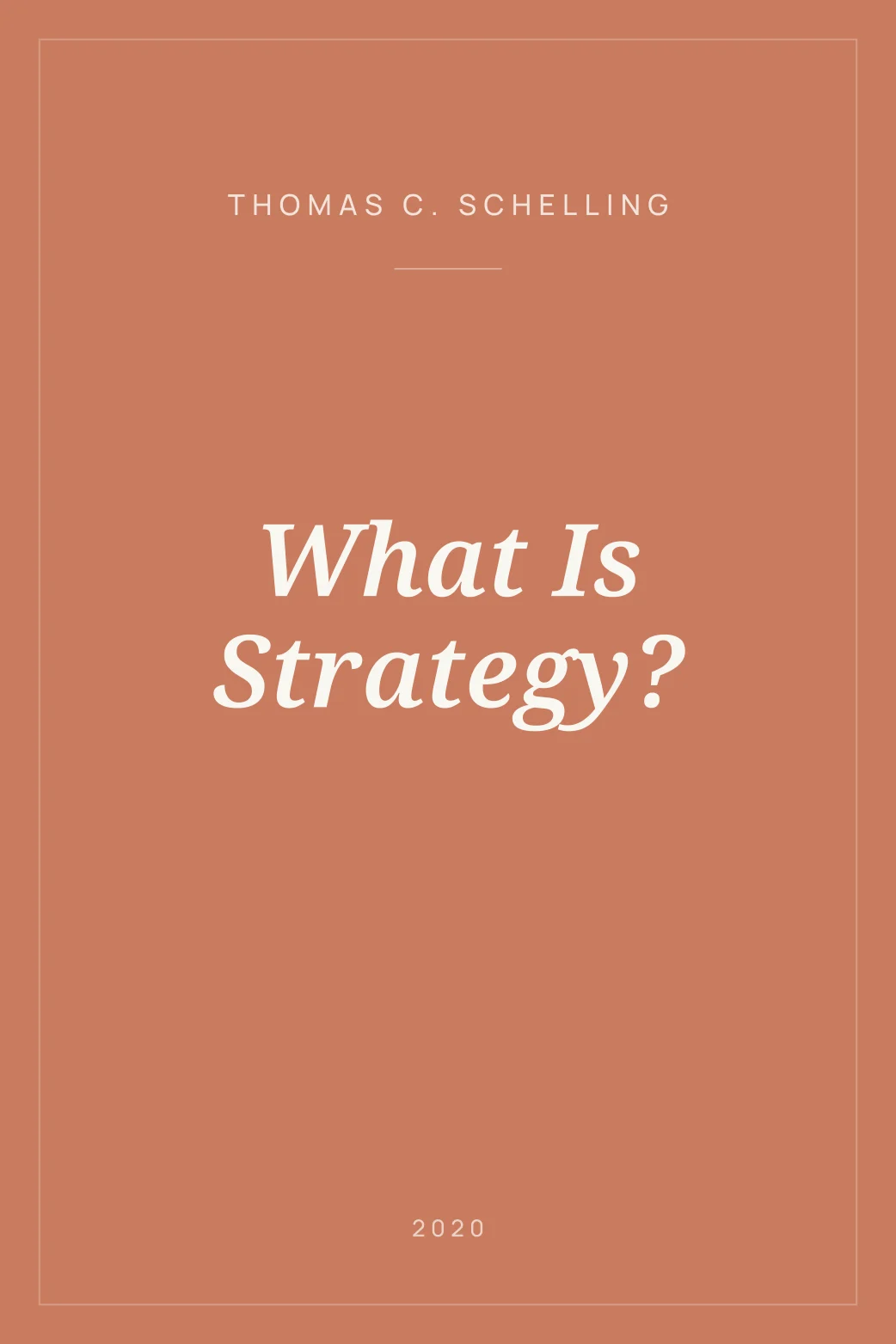 Portada de What Is Strategy?