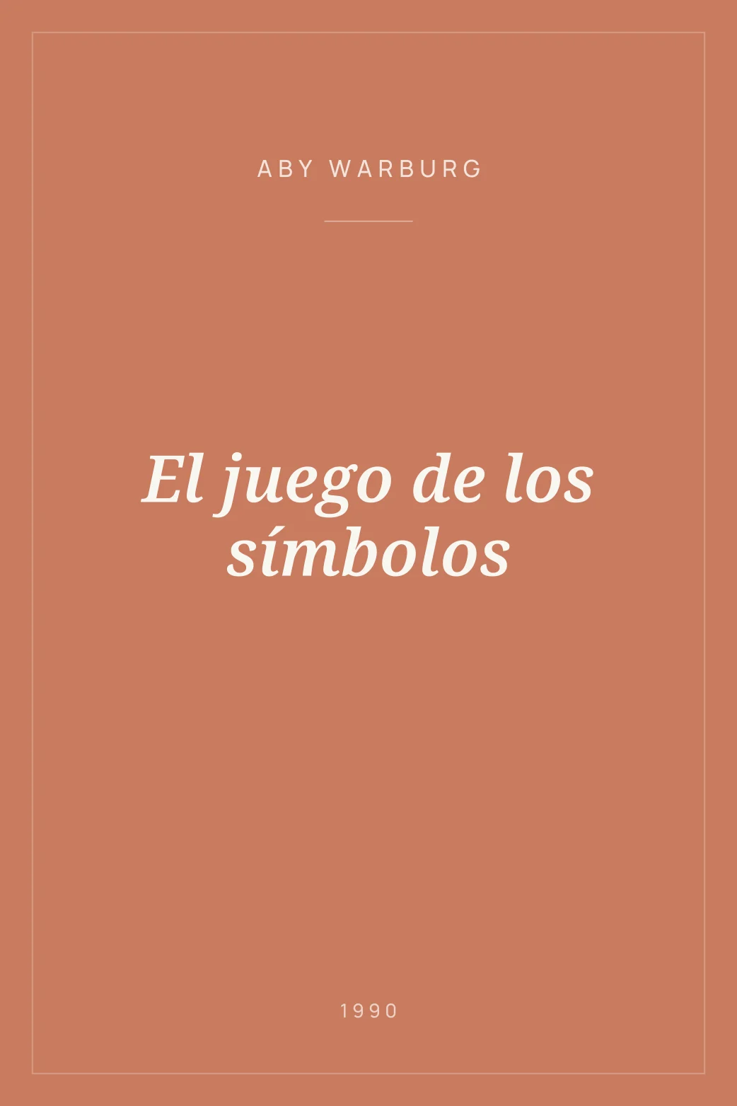 Portada de El juego de los símbolos