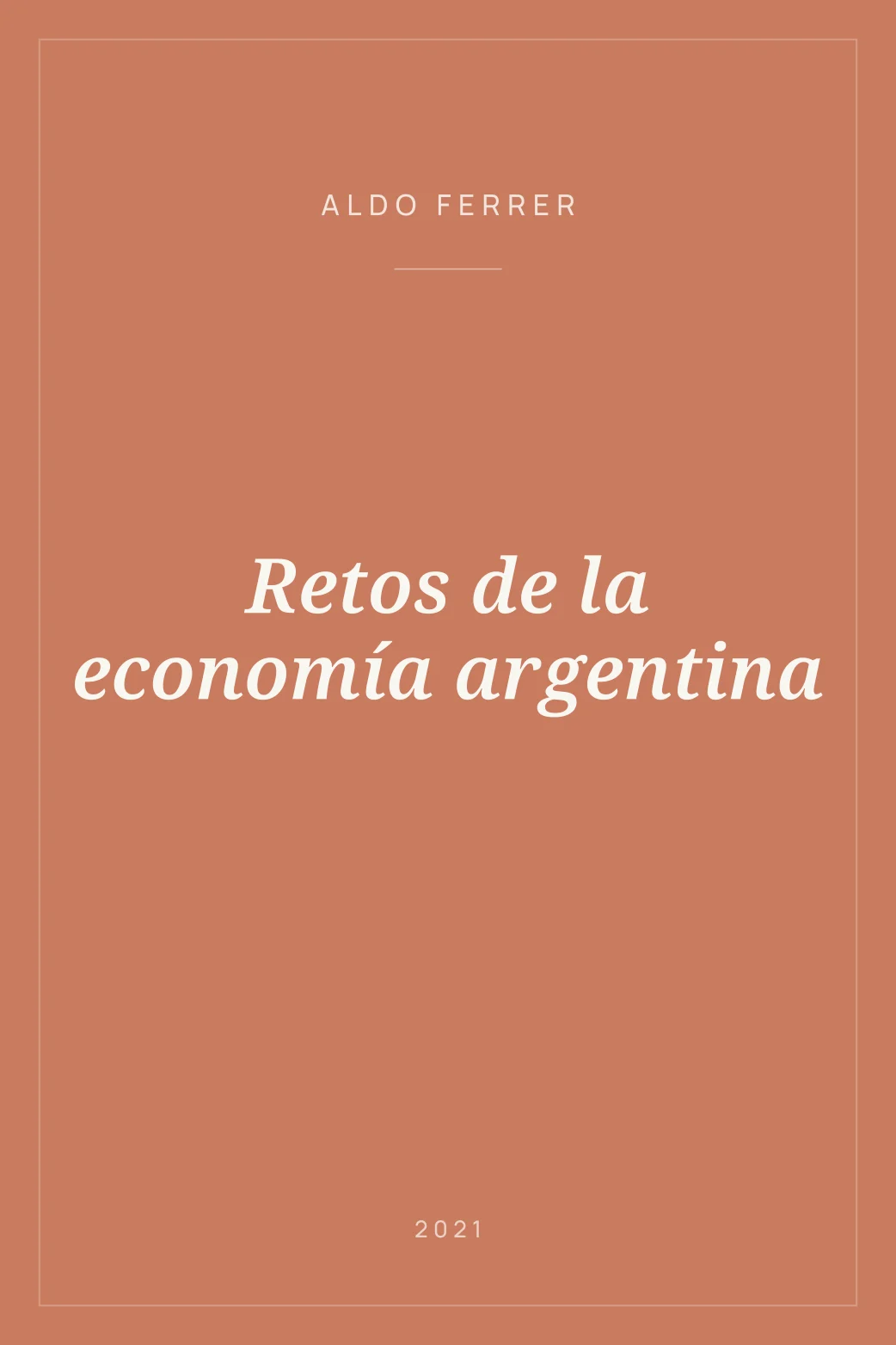 Portada de Retos de la economía argentina