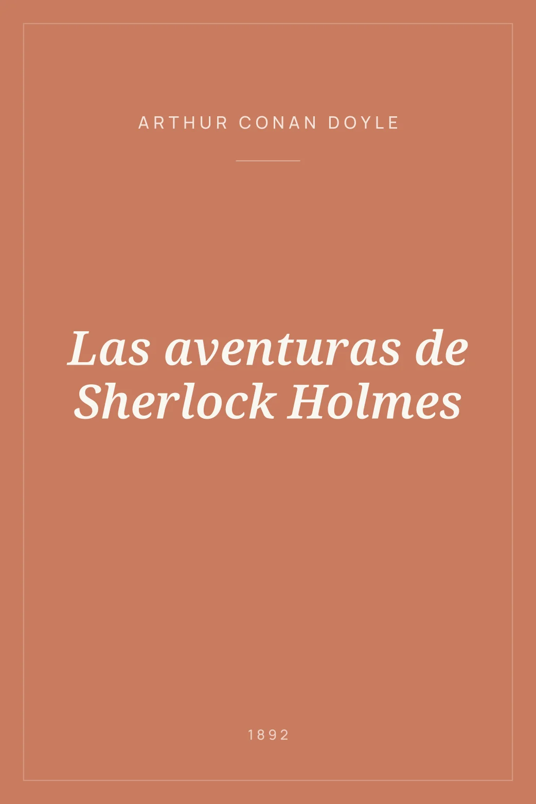 Portada de Las aventuras de Sherlock Holmes
