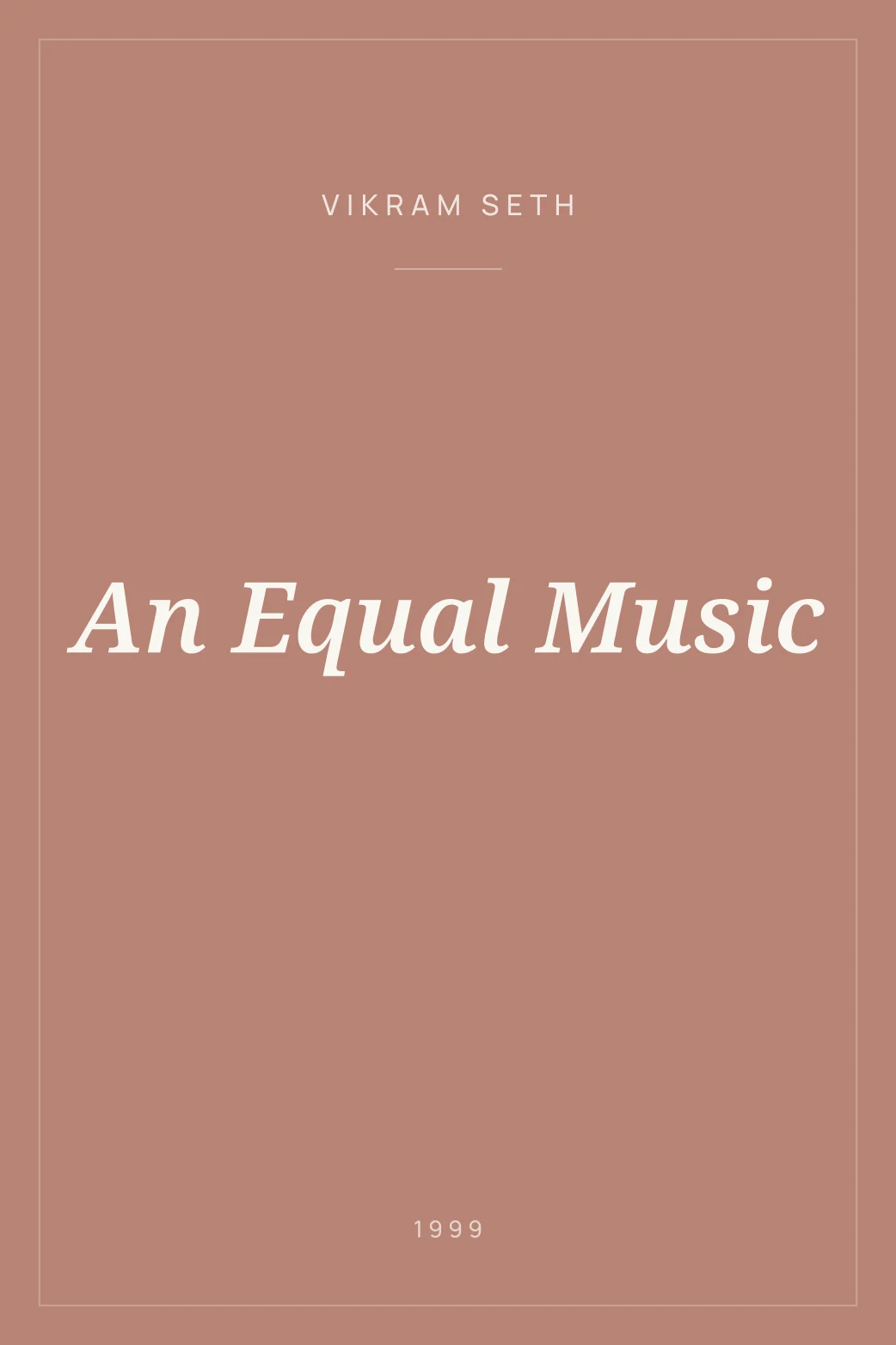 Portada de An Equal Music