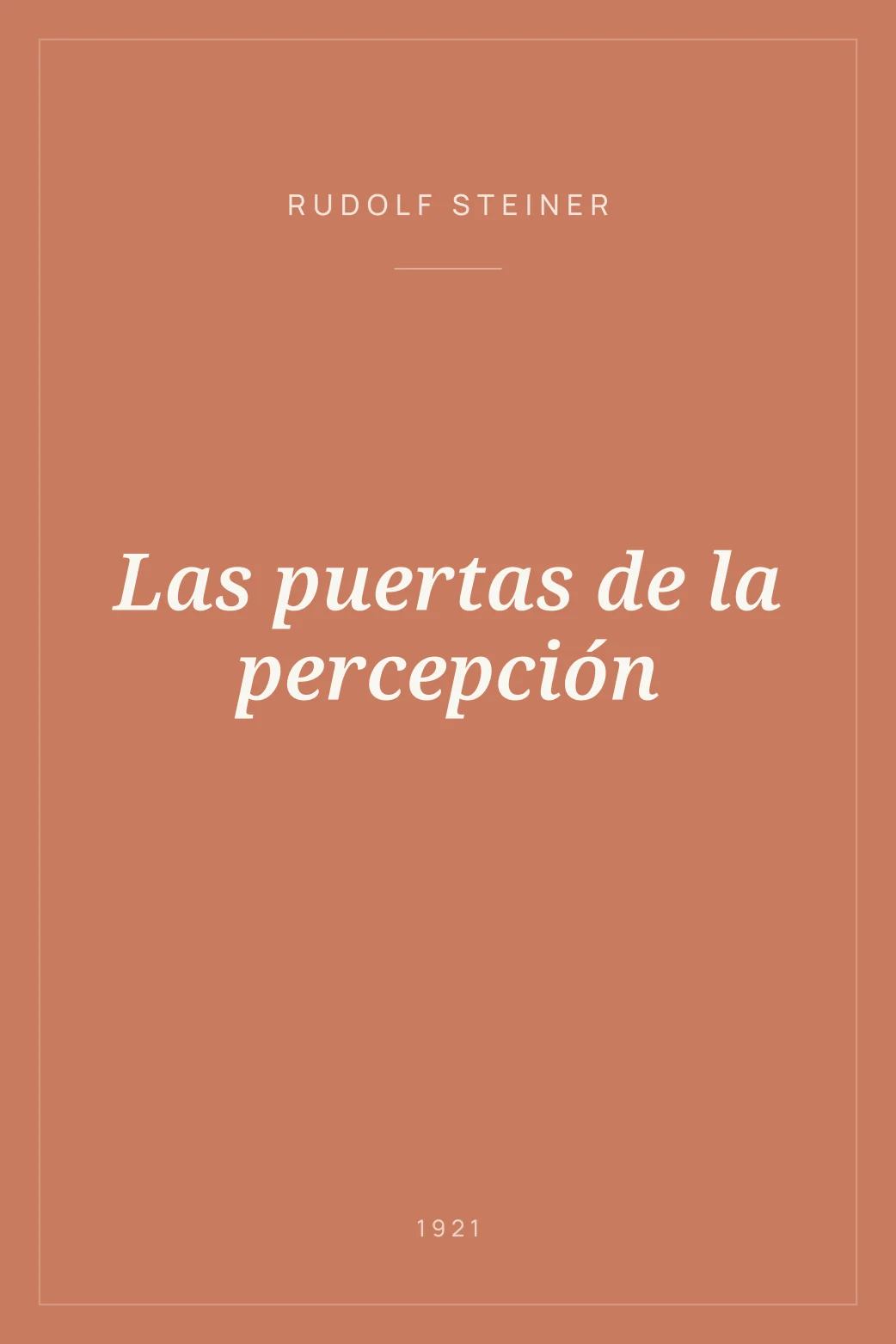 Portada de Las puertas de la percepción