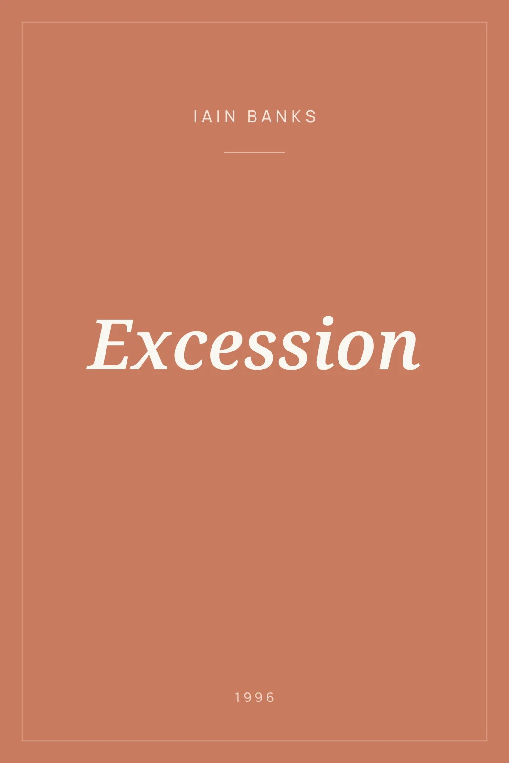 Portada de Excession