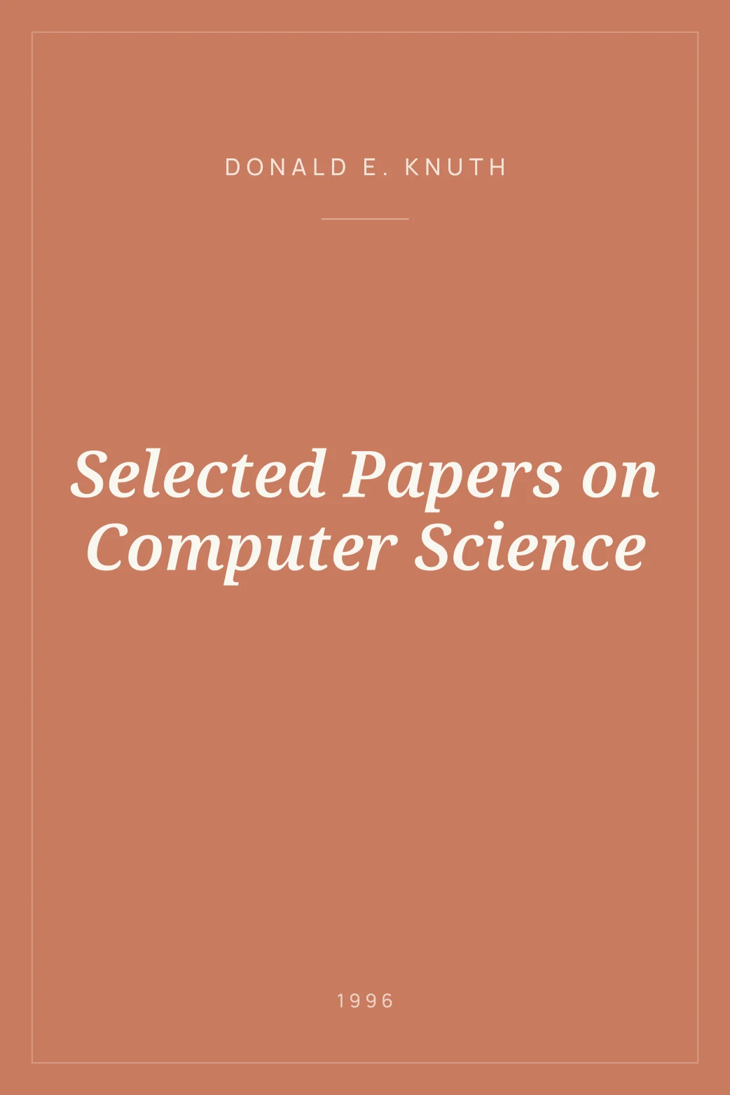 Portada de Selected Papers on Computer Science
