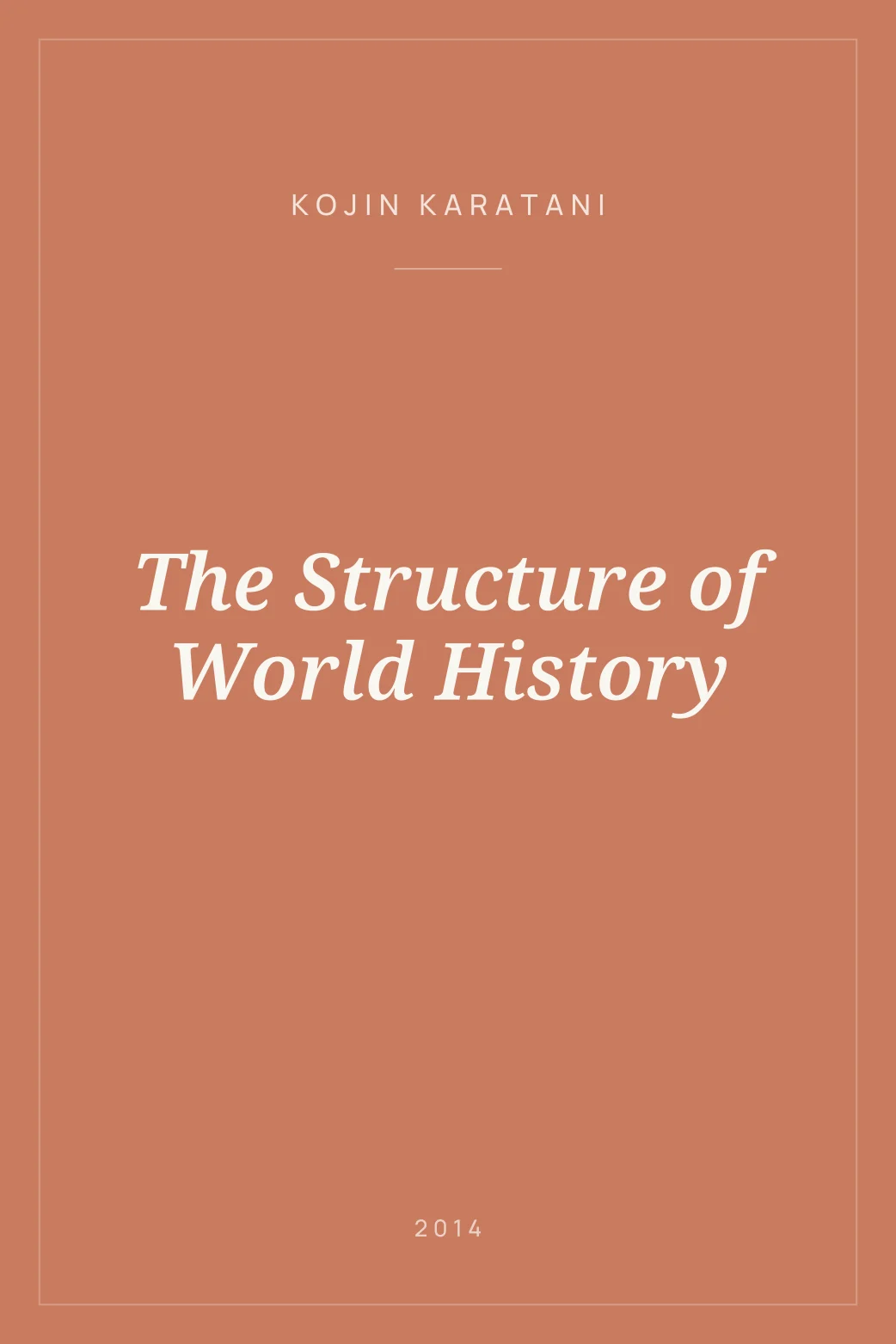 Portada de The Structure of World History