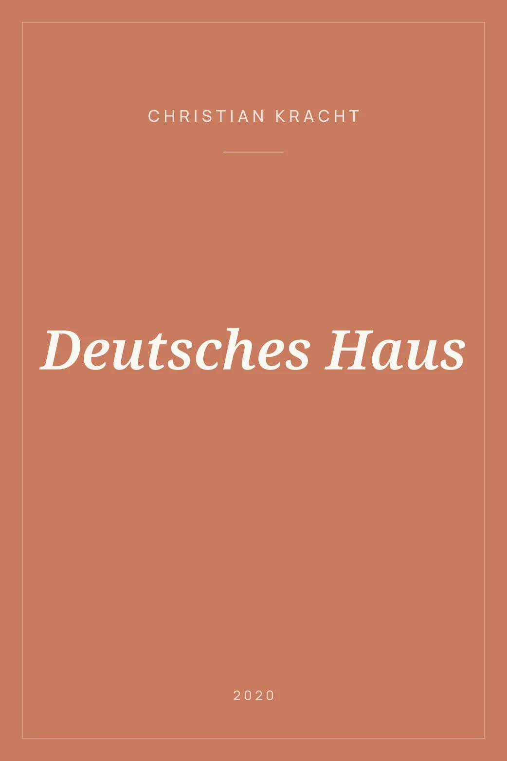 Portada de Deutsches Haus