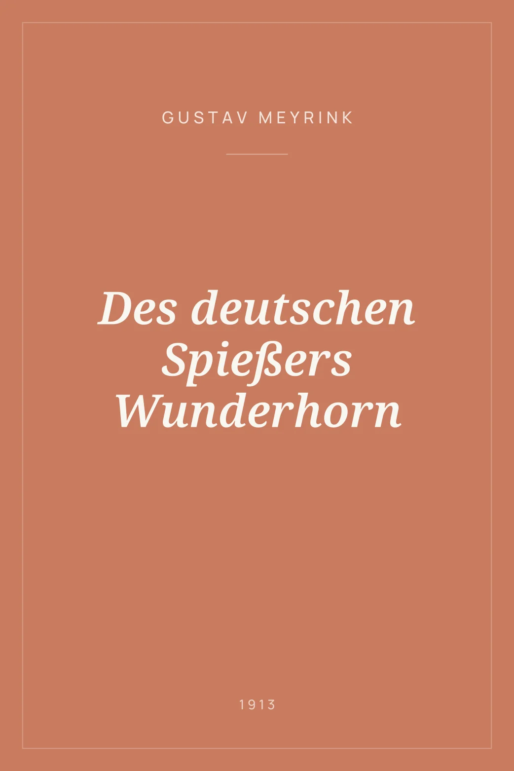 Portada de Des deutschen Spießers Wunderhorn