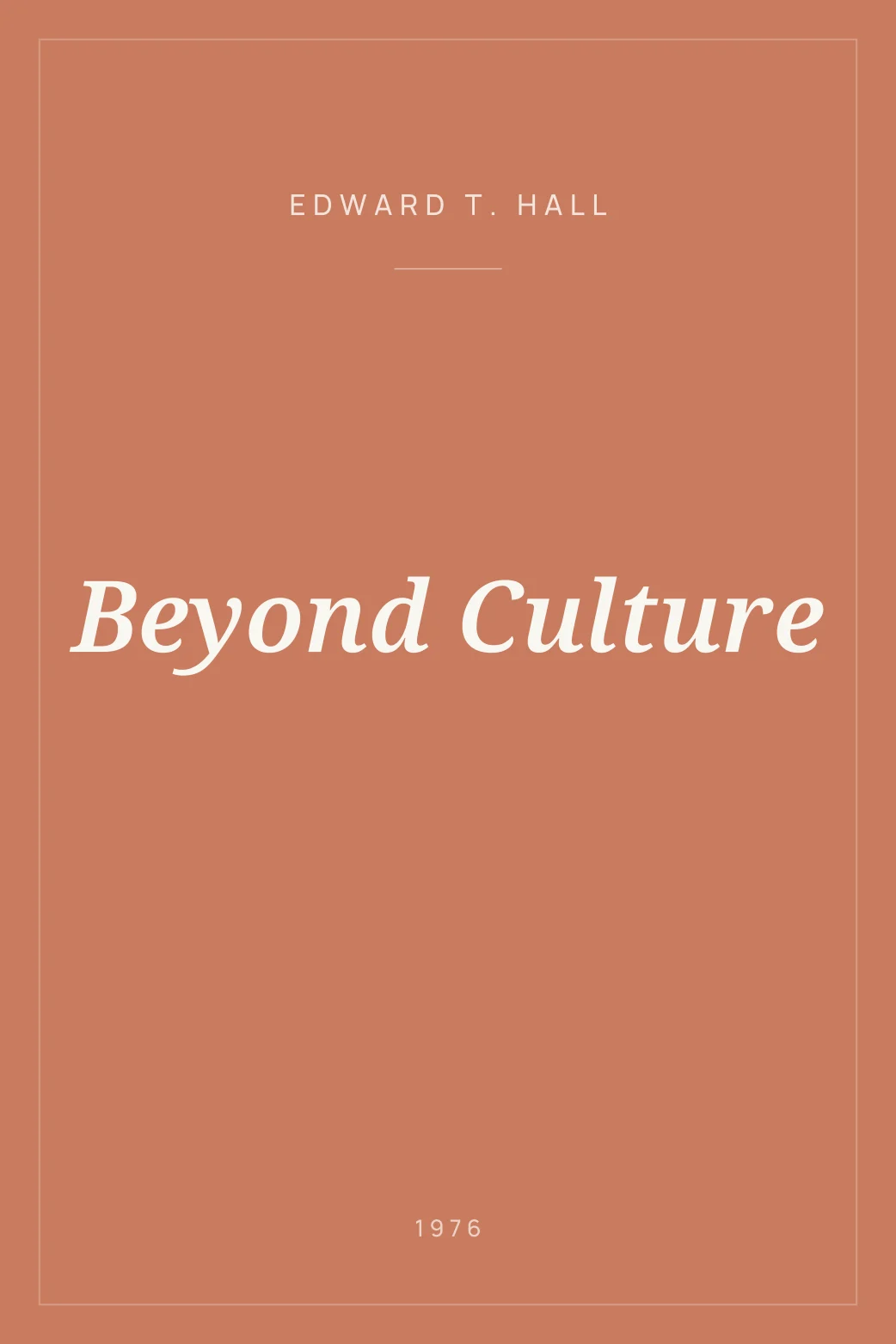 Portada de Beyond Culture