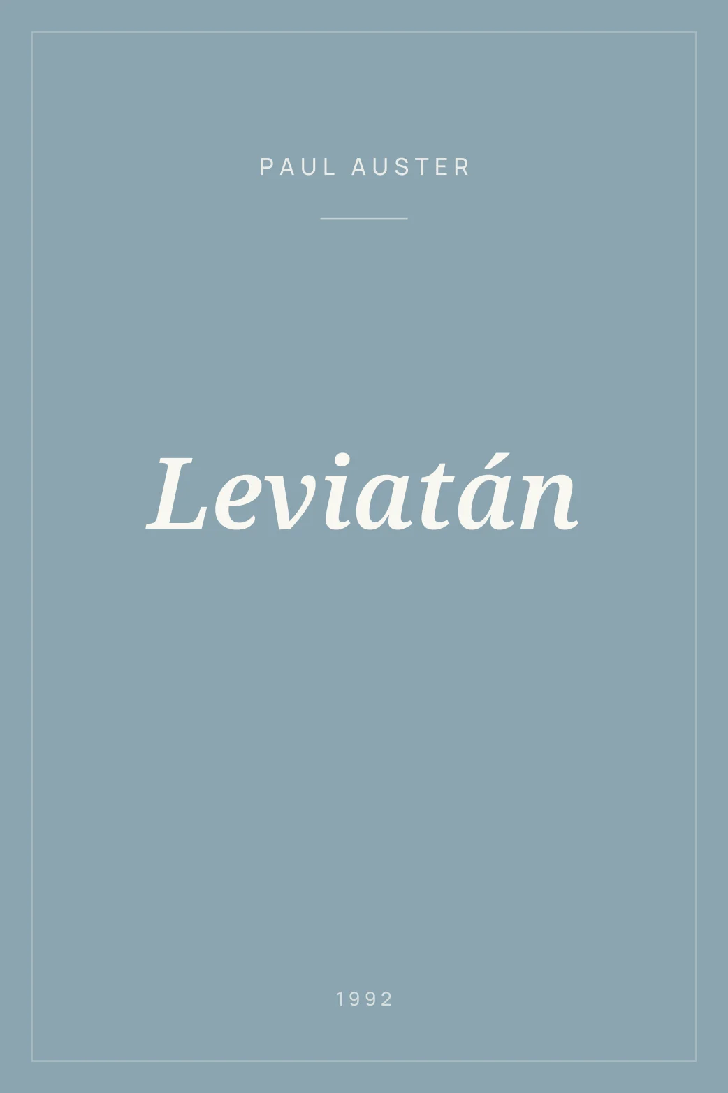 Portada de Leviatán