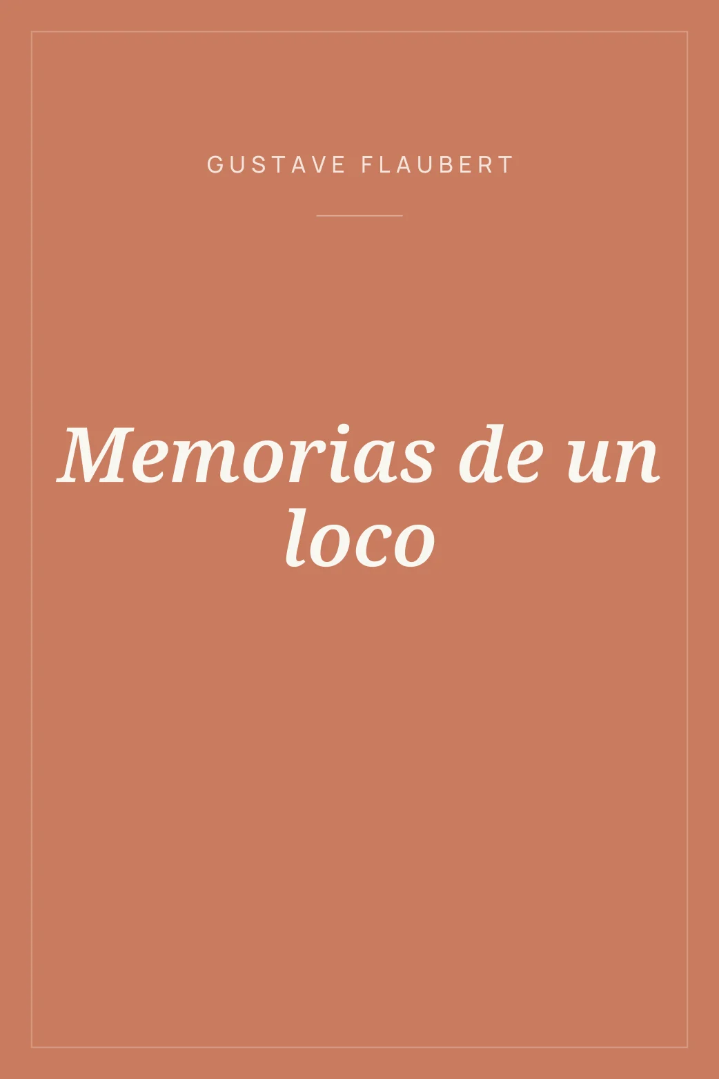 Portada de Memorias de un loco
