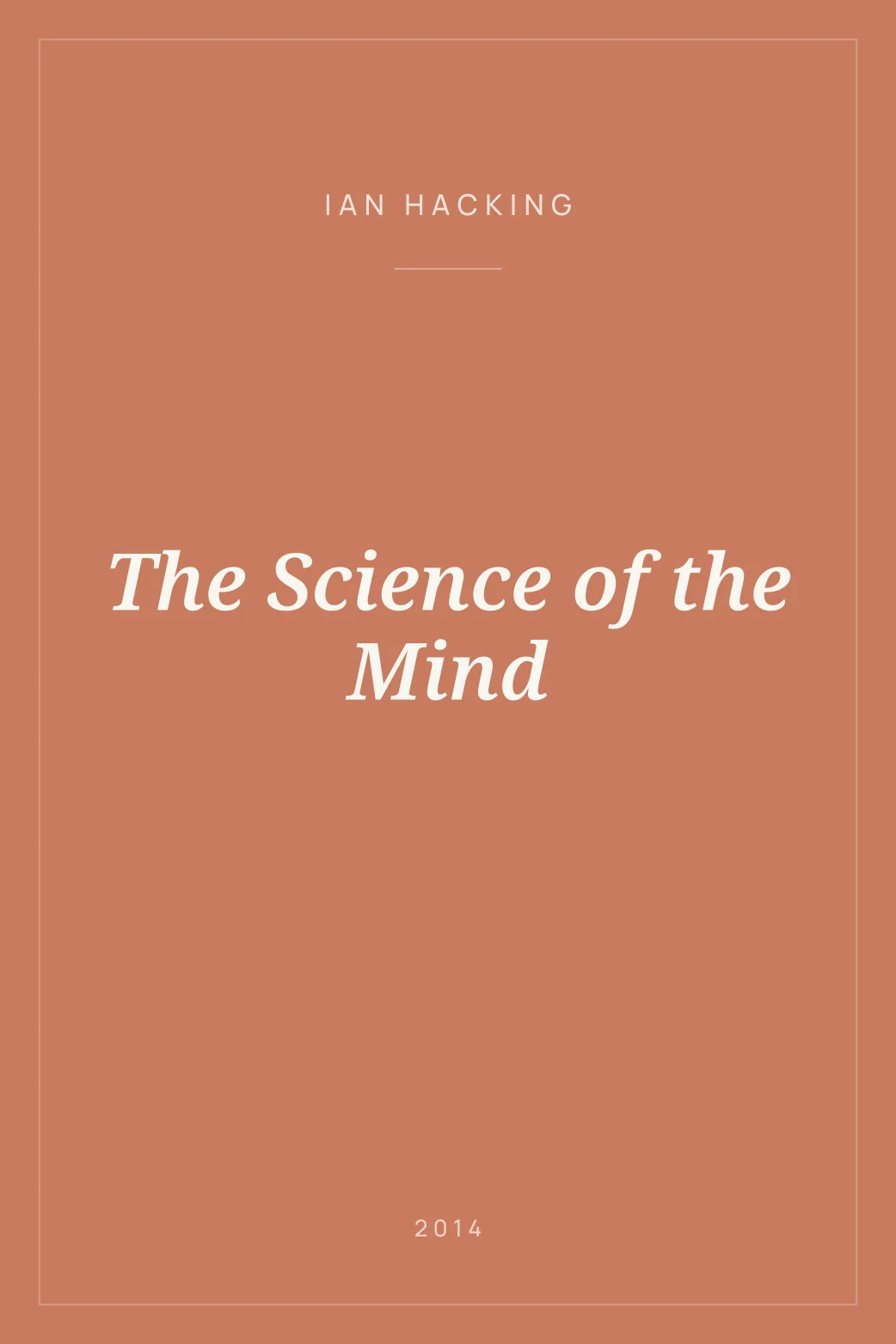Portada de The Science of the Mind