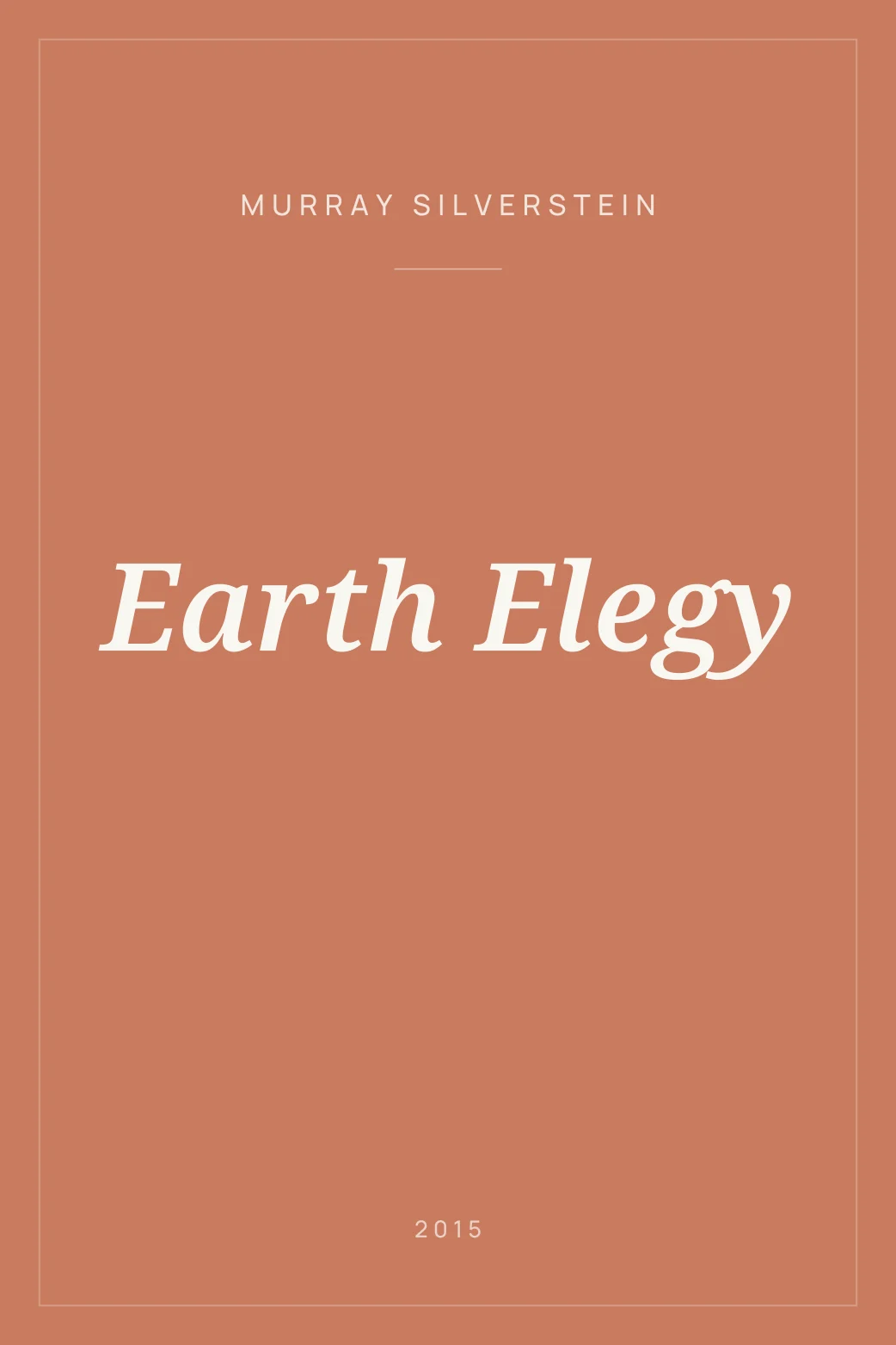 Portada de Earth Elegy